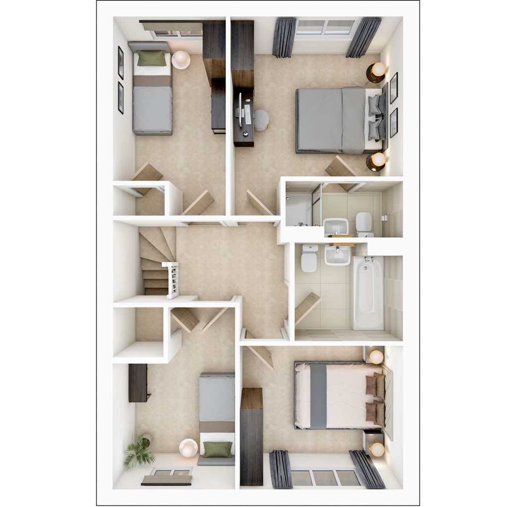 The Huxford - Plot 23, Artillery Mews, Campfield Road, Shoeburyness floorplan