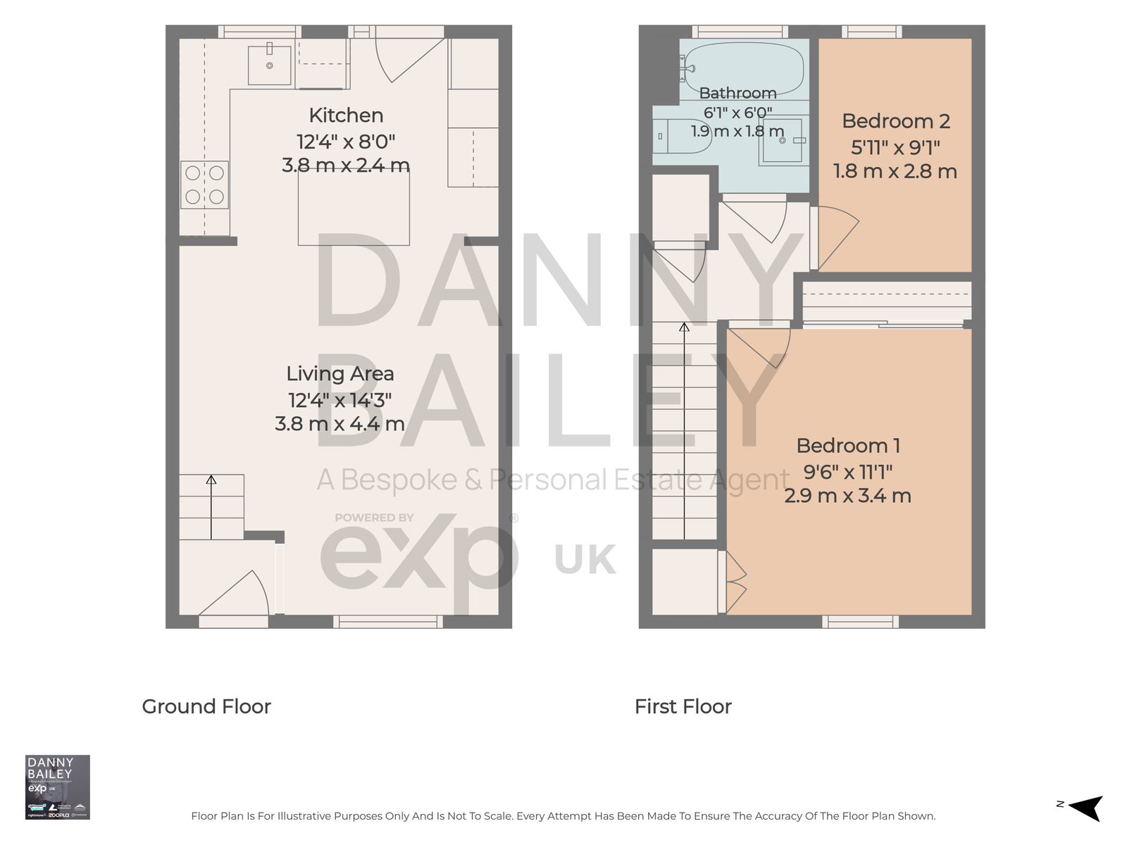 6, Roman Vale, Harlow floorplan