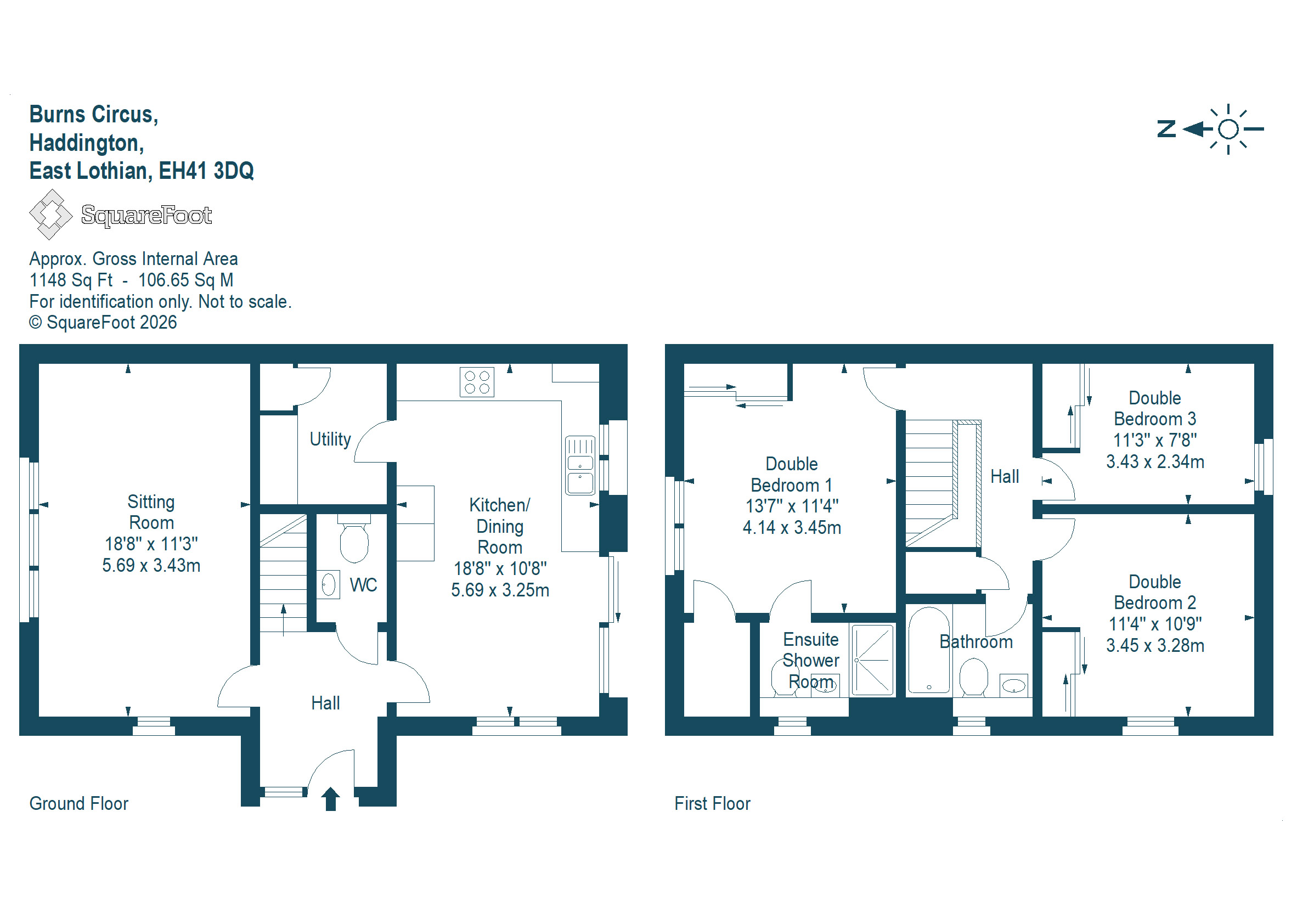 1, Burns Circus, Haddington floorplan
