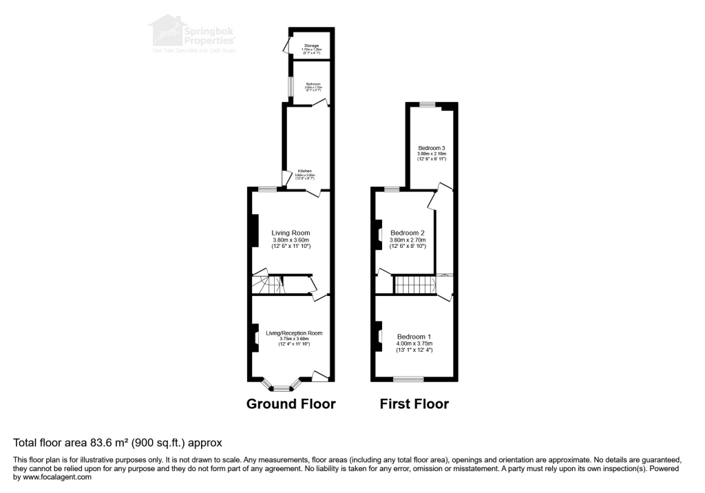 13, Newport Street, Leicester floorplan