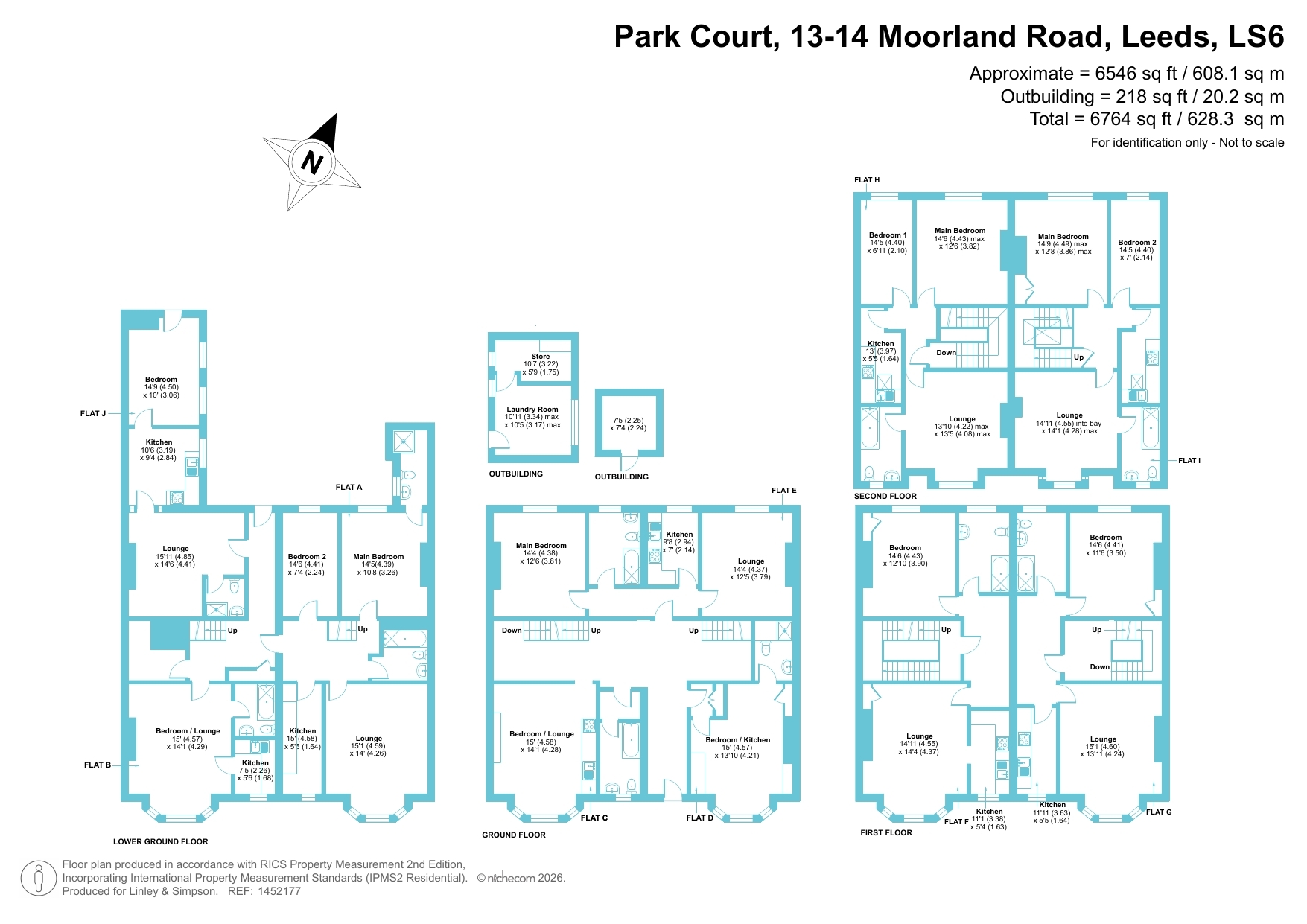 Park Court, 13-14, Moorland Road, Leeds floorplan