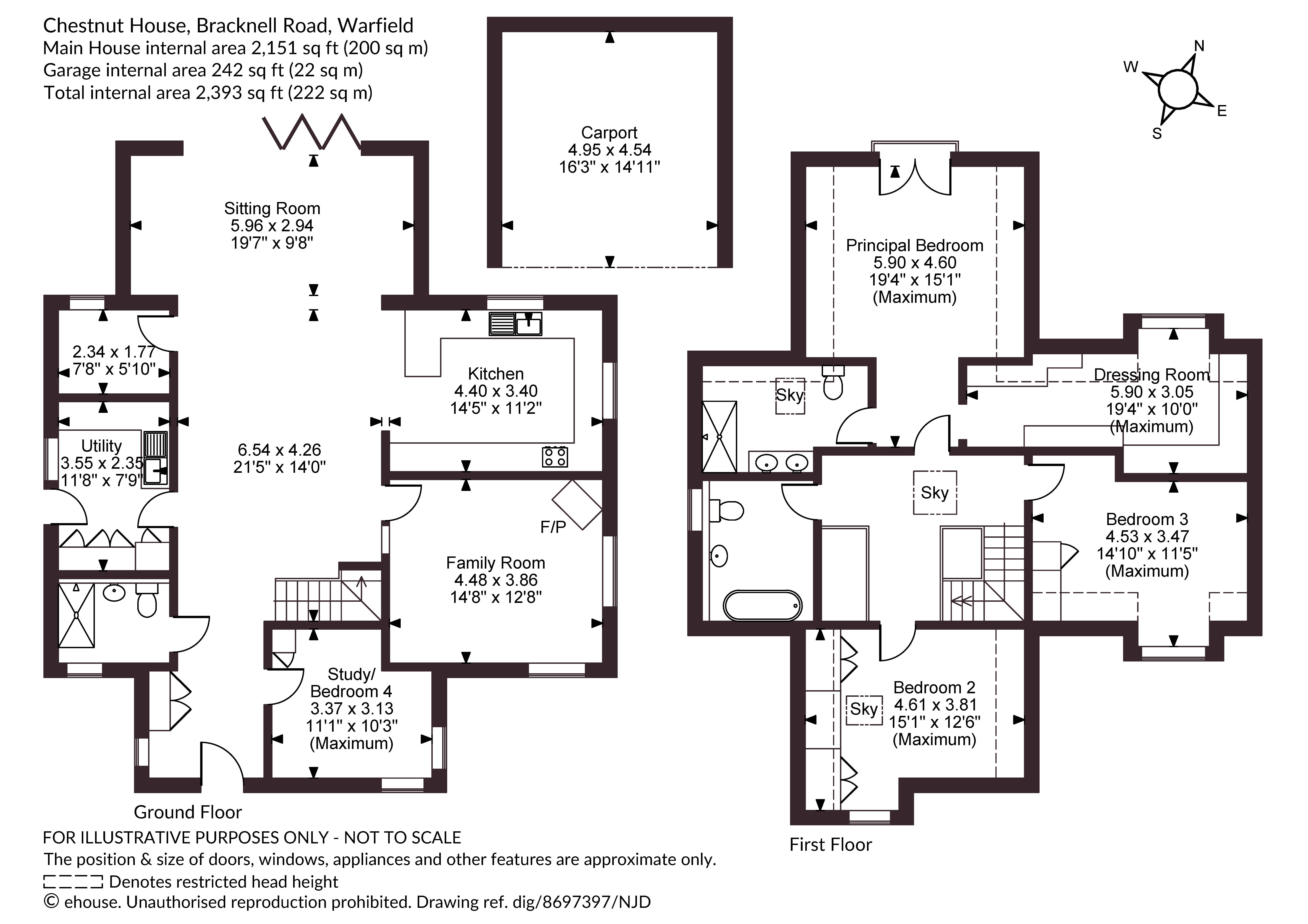 Chestnut House,, Bracknell Road, Berkshire floorplan