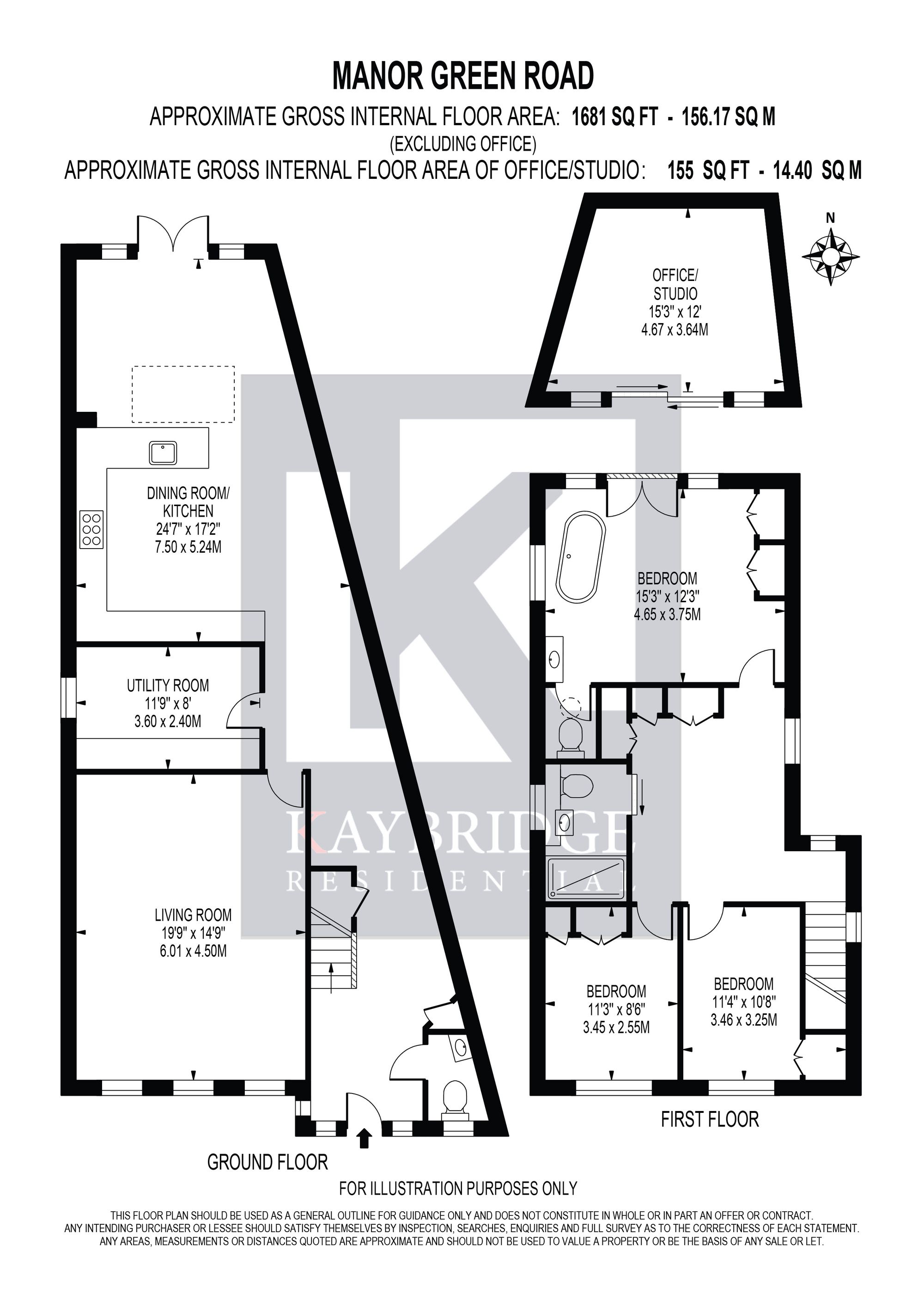 8a Manor Green Road, Epsom floorplan