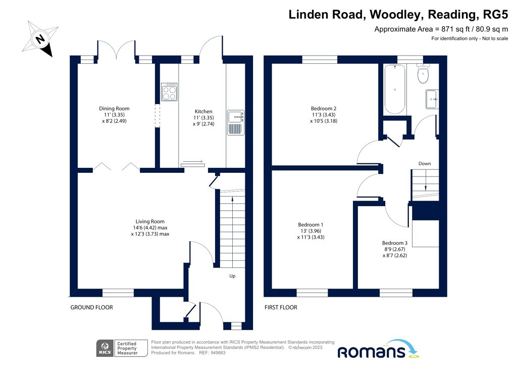 19, Linden Road, Reading floorplan