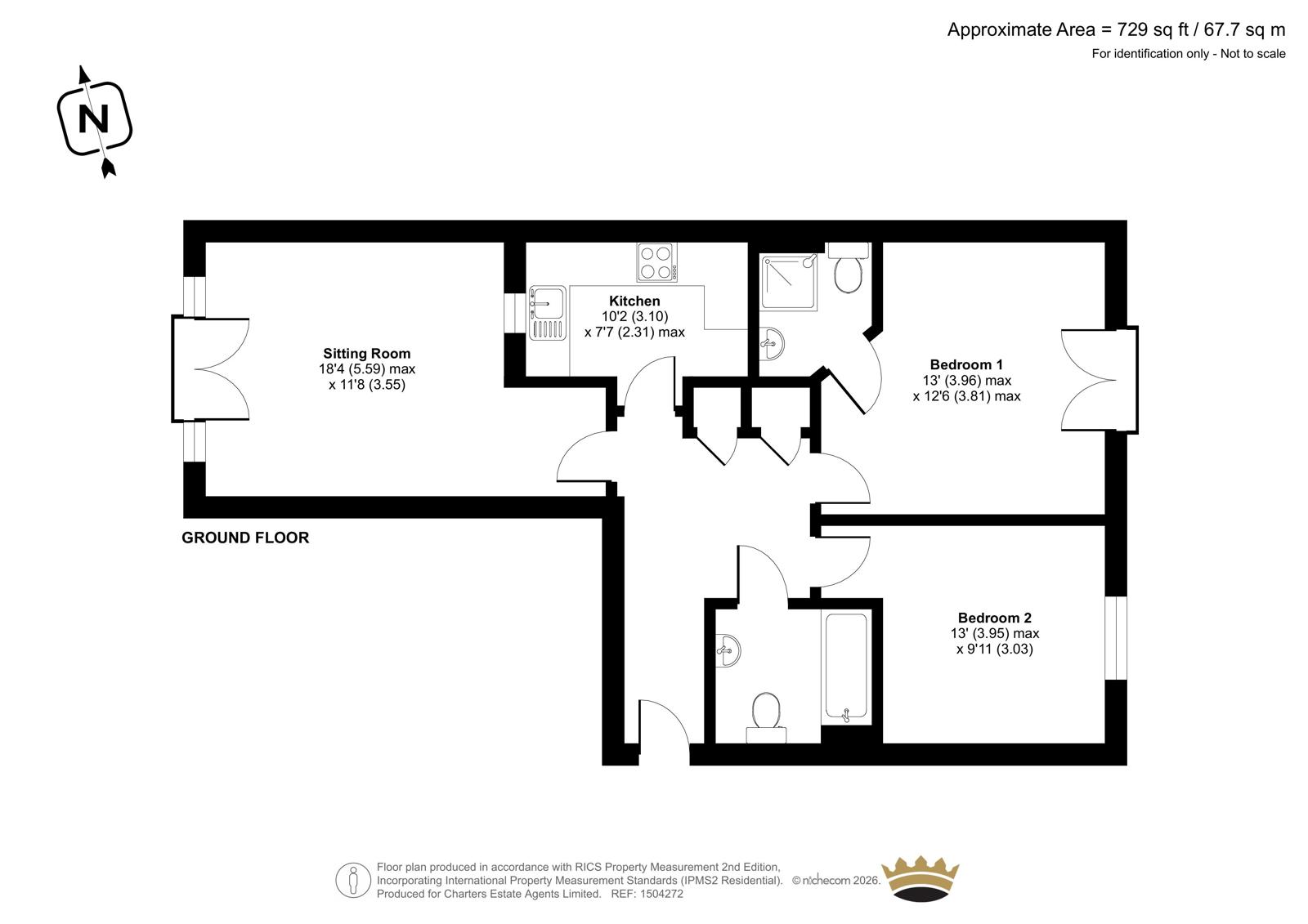 23 Jacob House,, Aylward Street, Portsmouth floorplan