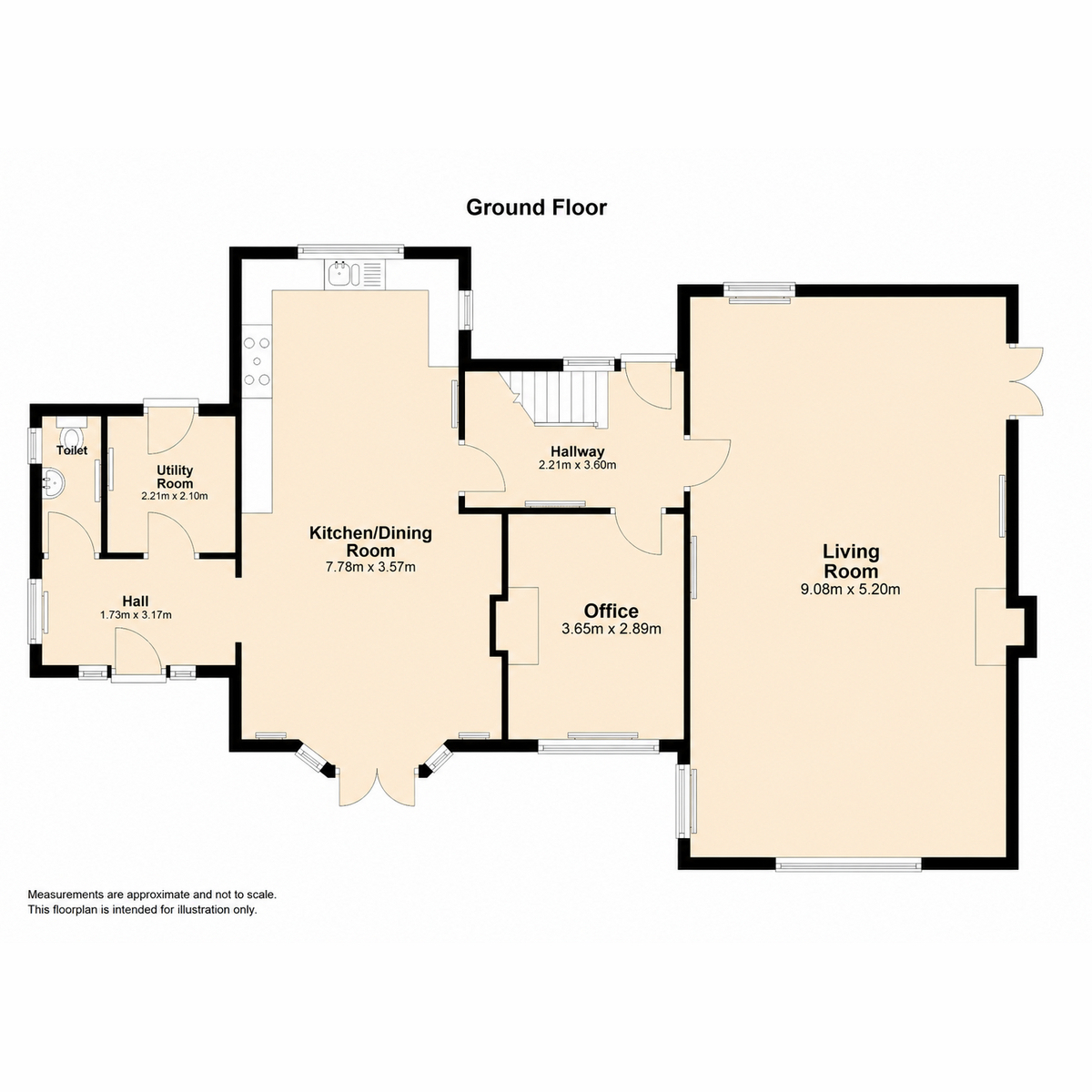 63, Park Street, King's Cliffe floorplan
