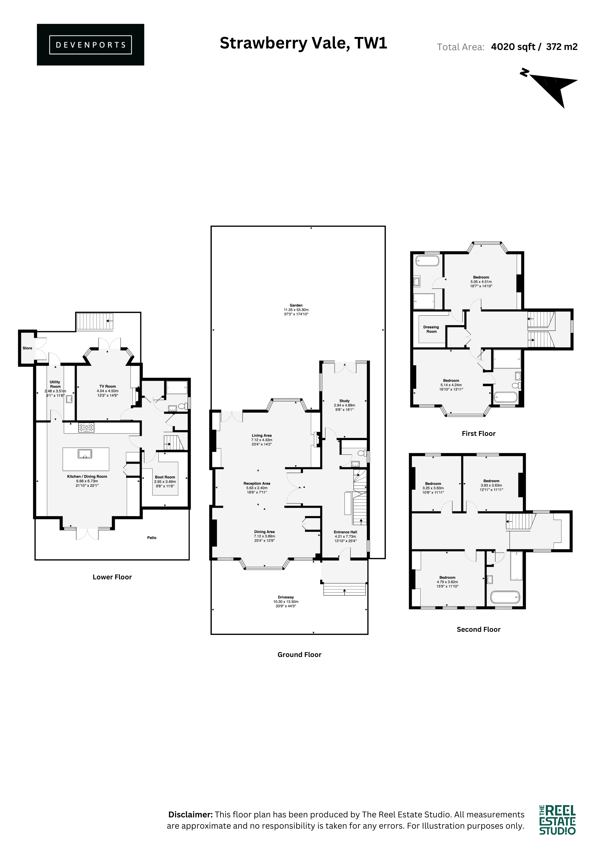 99, Strawberry Vale, Twickenham floorplan
