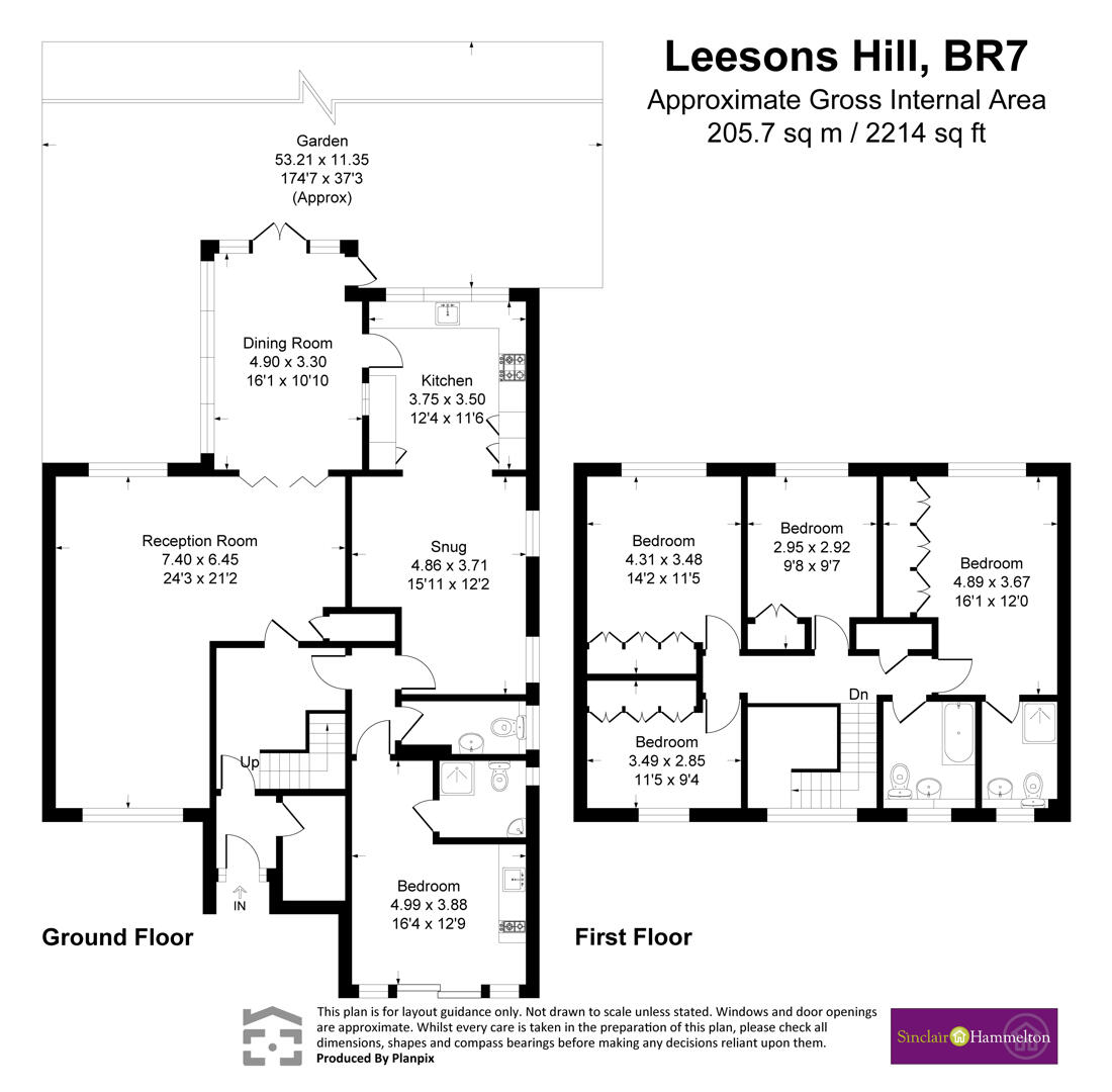 233, Leesons Hill, Chislehurst floorplan