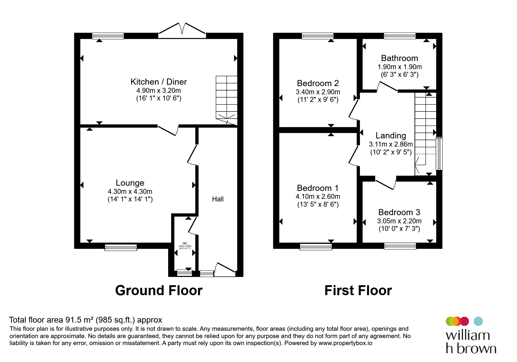 7, Robson Rise, DRIFFIELD floorplan