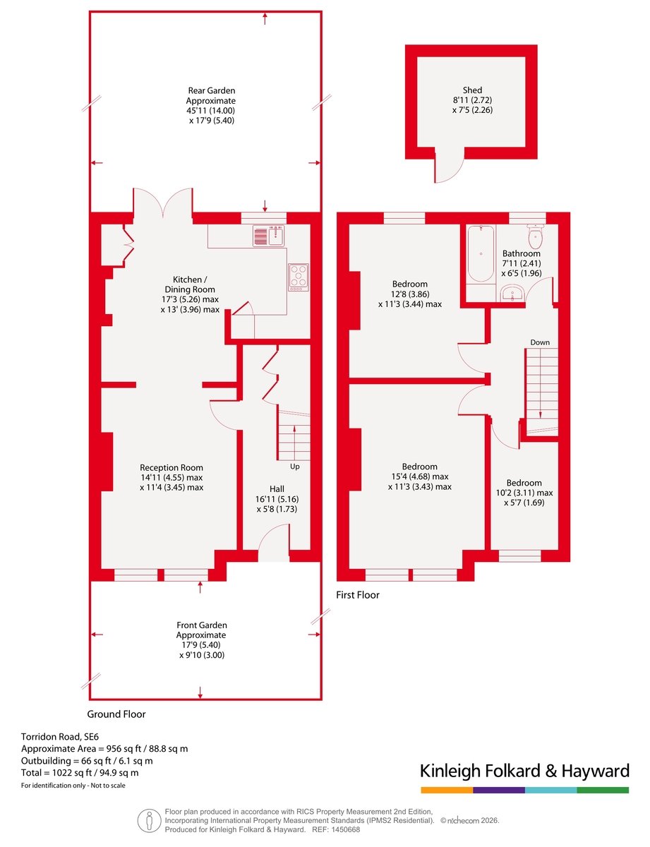 162, Torridon Road, London floorplan