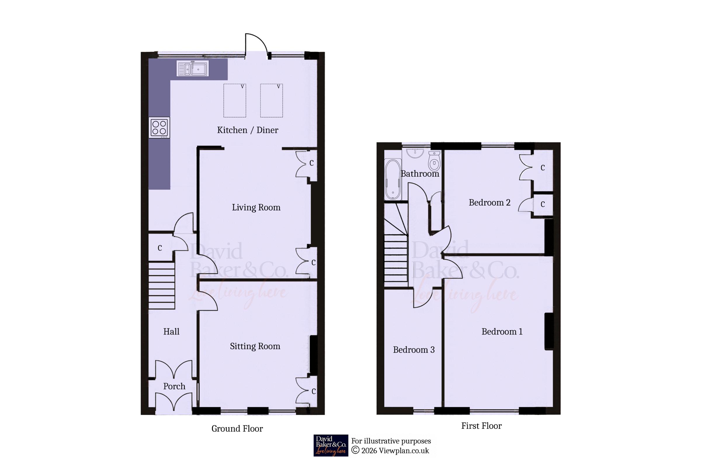 Romilly Road West, Canton floorplan