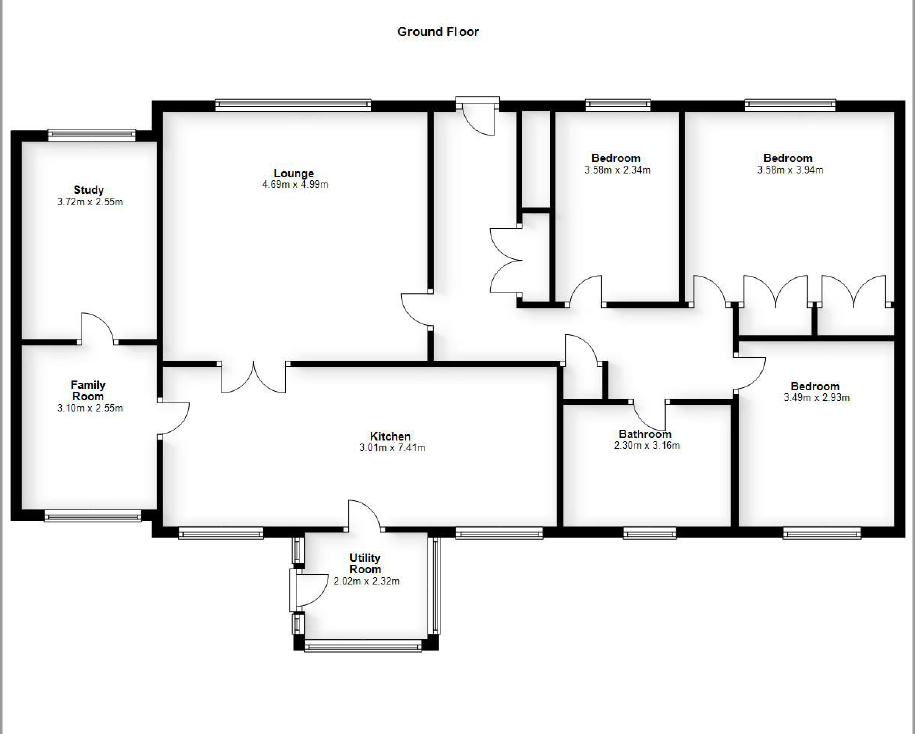 3 Bedrooms Bungalow for sale in Abbey Gardens, Coupar Angus PH13