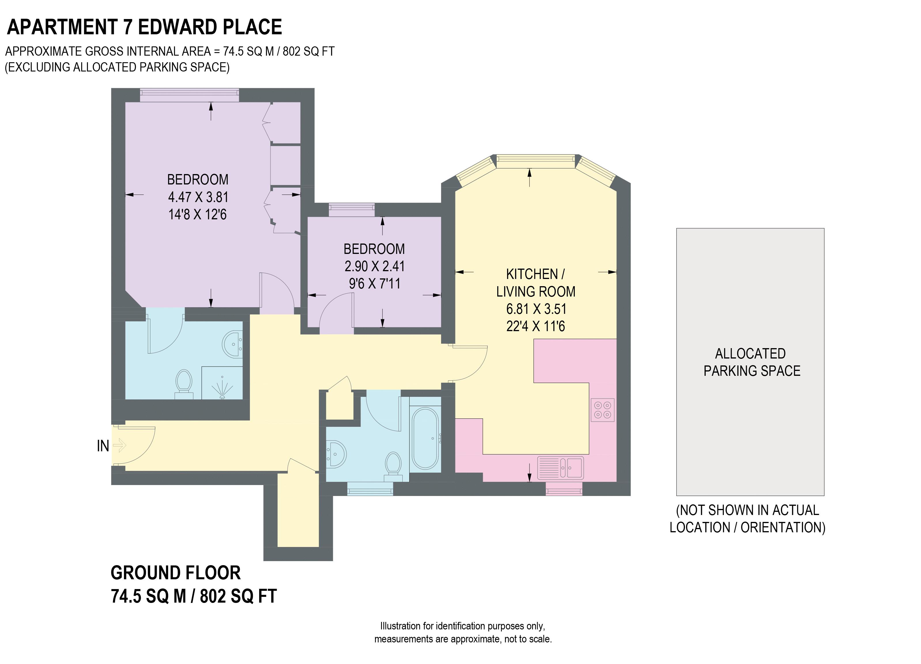 Edward Place, Sheffield floorplan