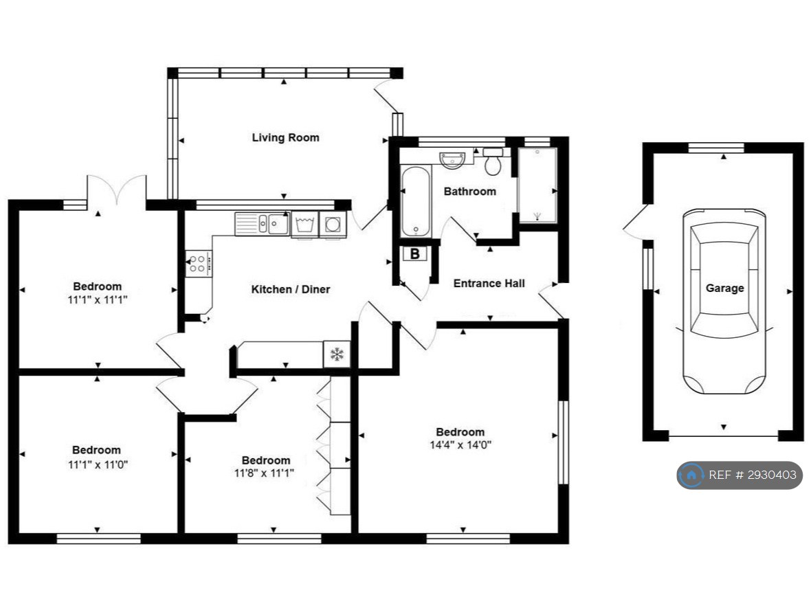 Armstrong Road, Egham floorplan