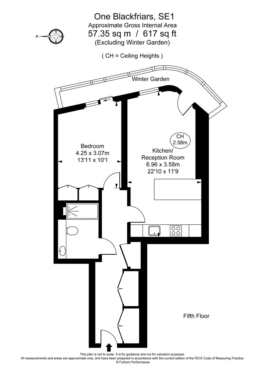 1 Bedrooms Flat to rent in One Blackfriars, 1 Blackfriars Road SE1