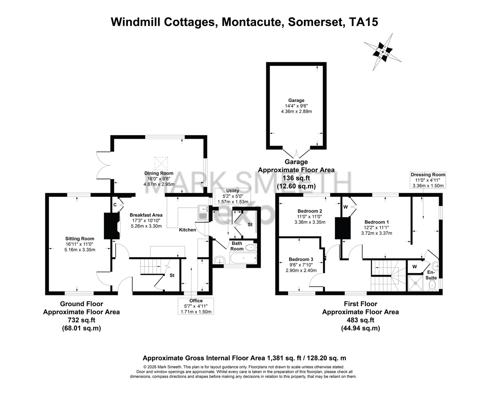 Windmill Cottages,5, Montacute floorplan