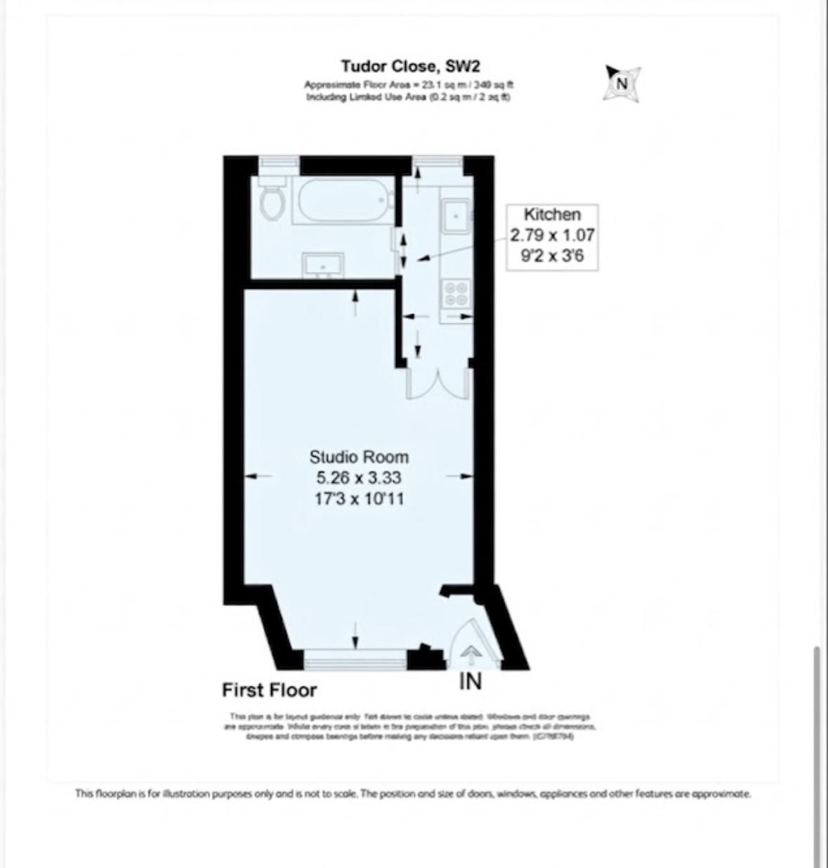 58, Brixton Hill, London floorplan