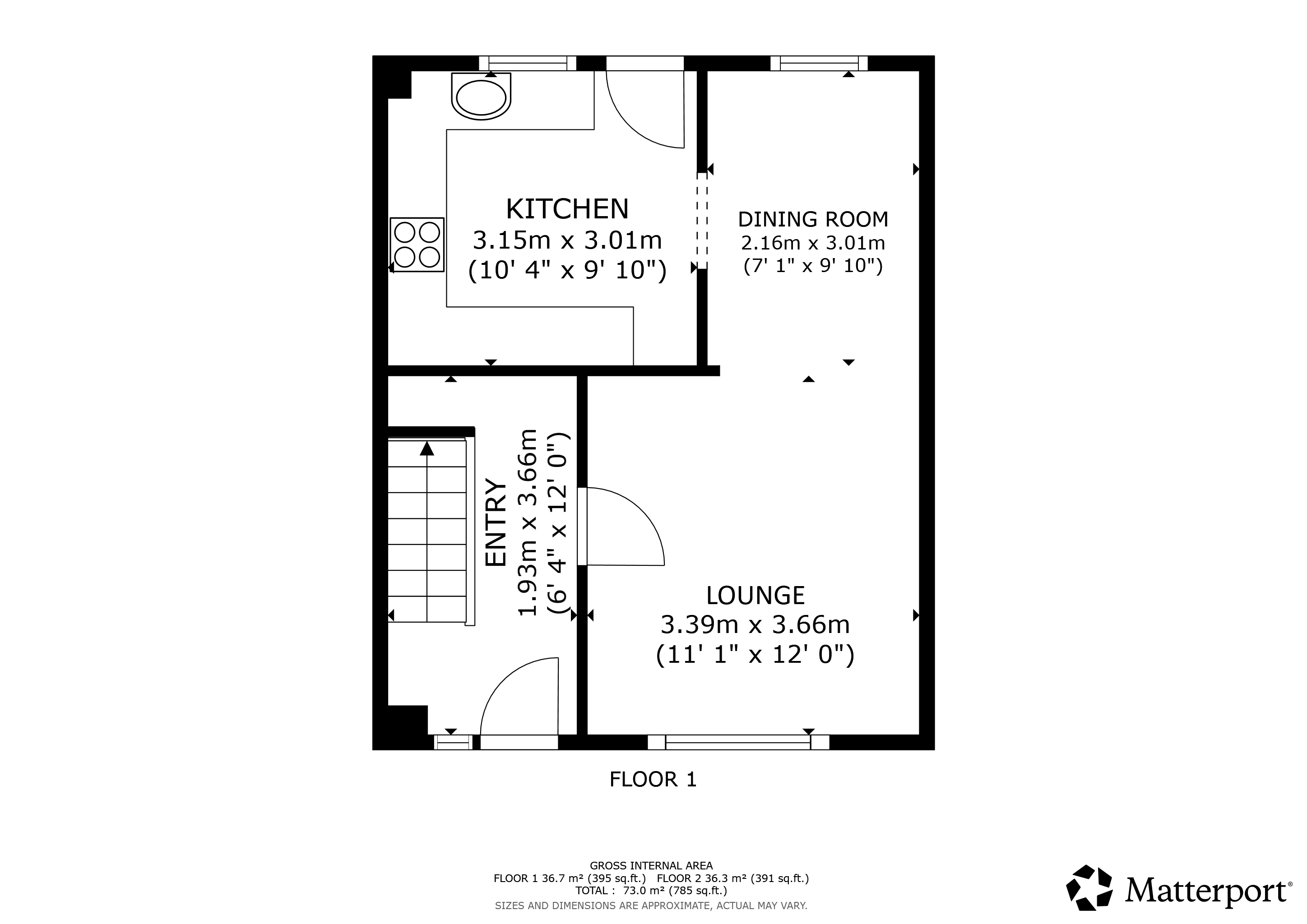 237, Redburn, Alexandria floorplan