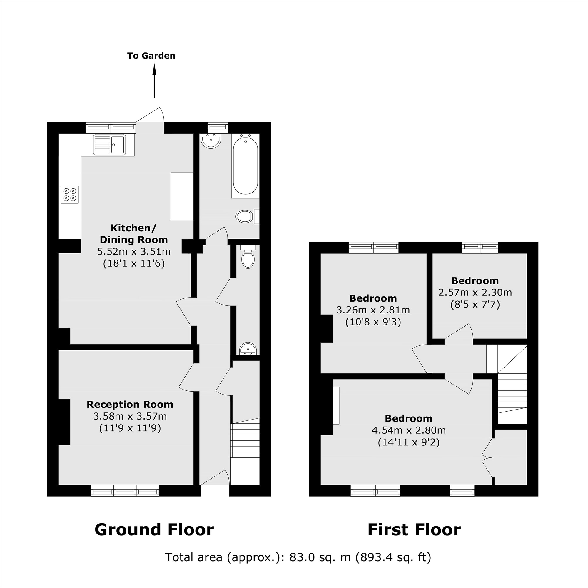 46, Hillyard Road, London floorplan