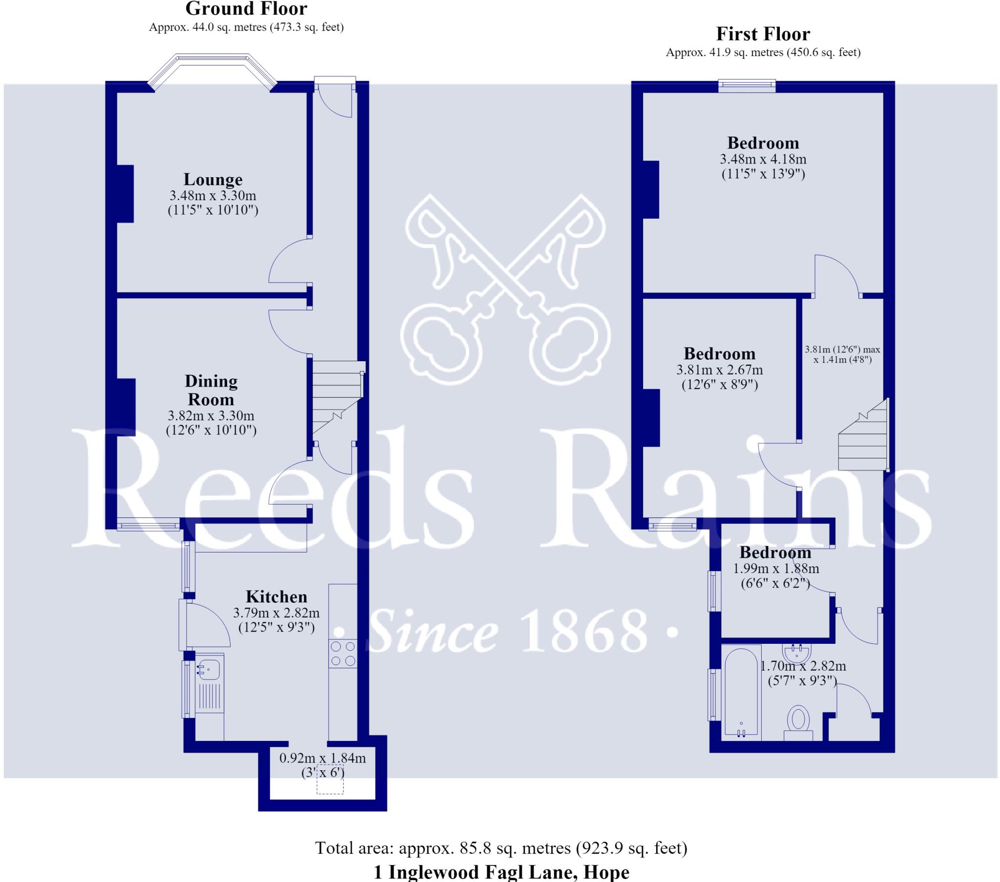 1 Inglewood Villas,, Fagl Lane, Wrexham floorplan