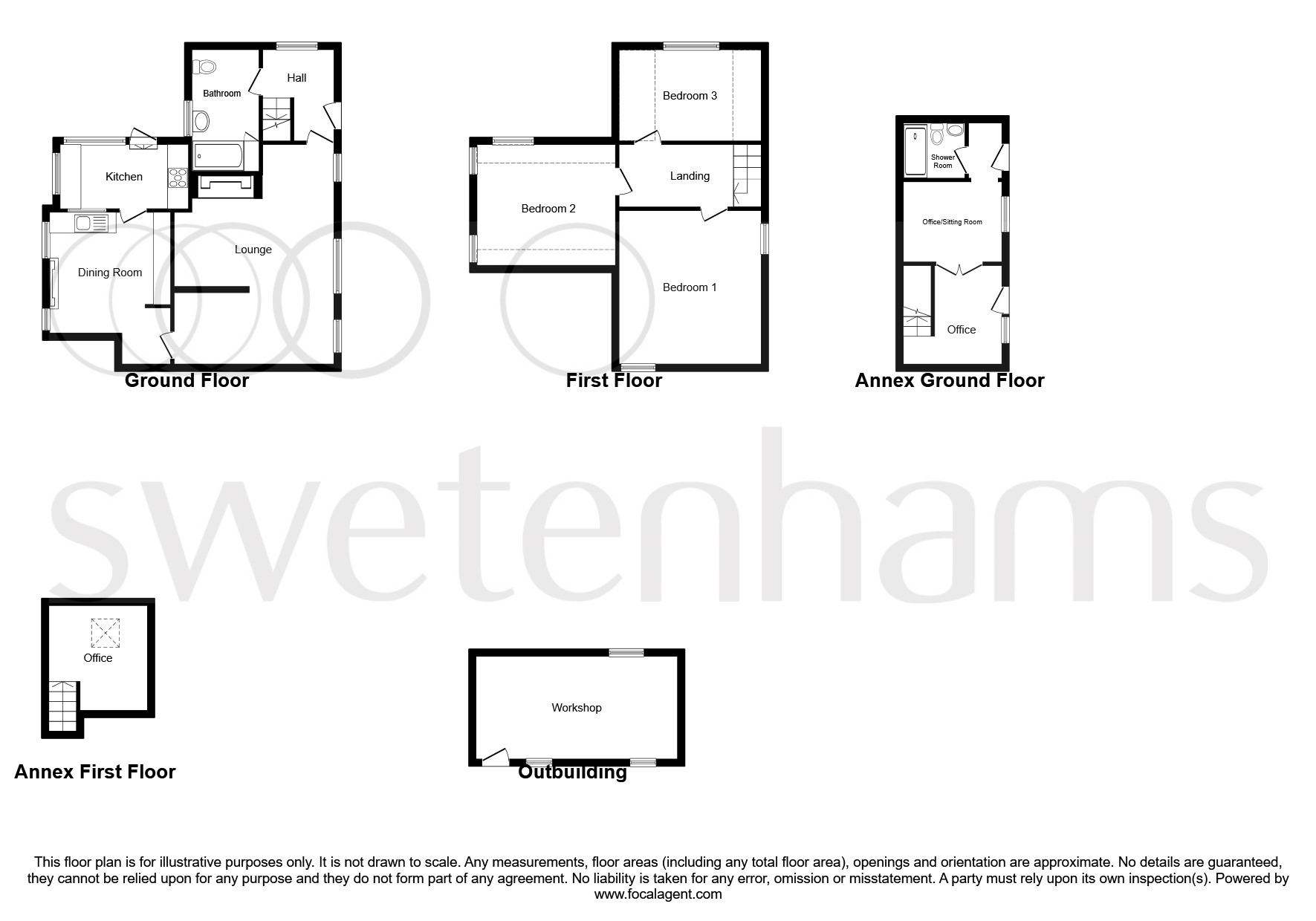 Cobweb Cottage, Chester Road, Malpas floorplan