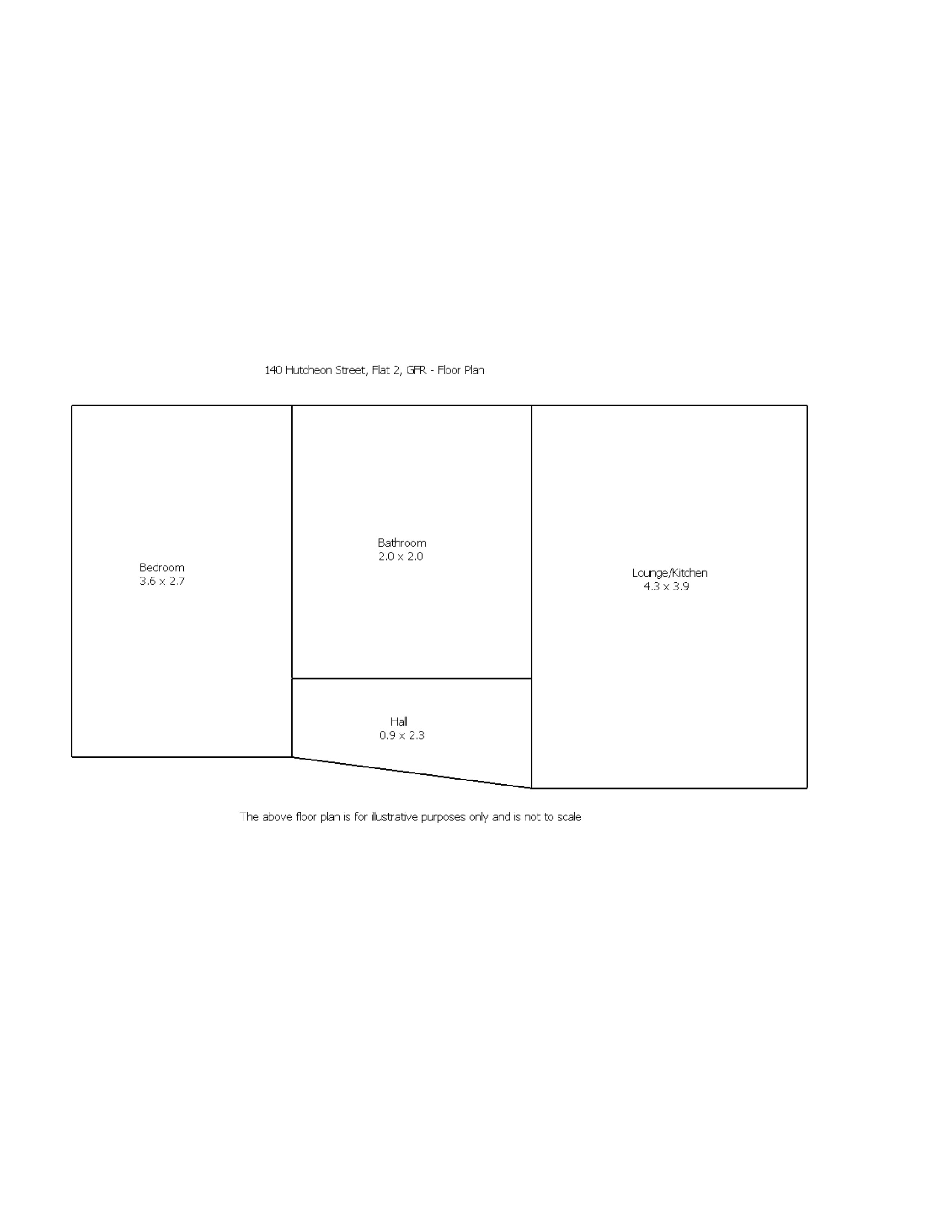 140 Hutcheon Street, Aberdeen, AB25 3RX, Aberdeen floorplan