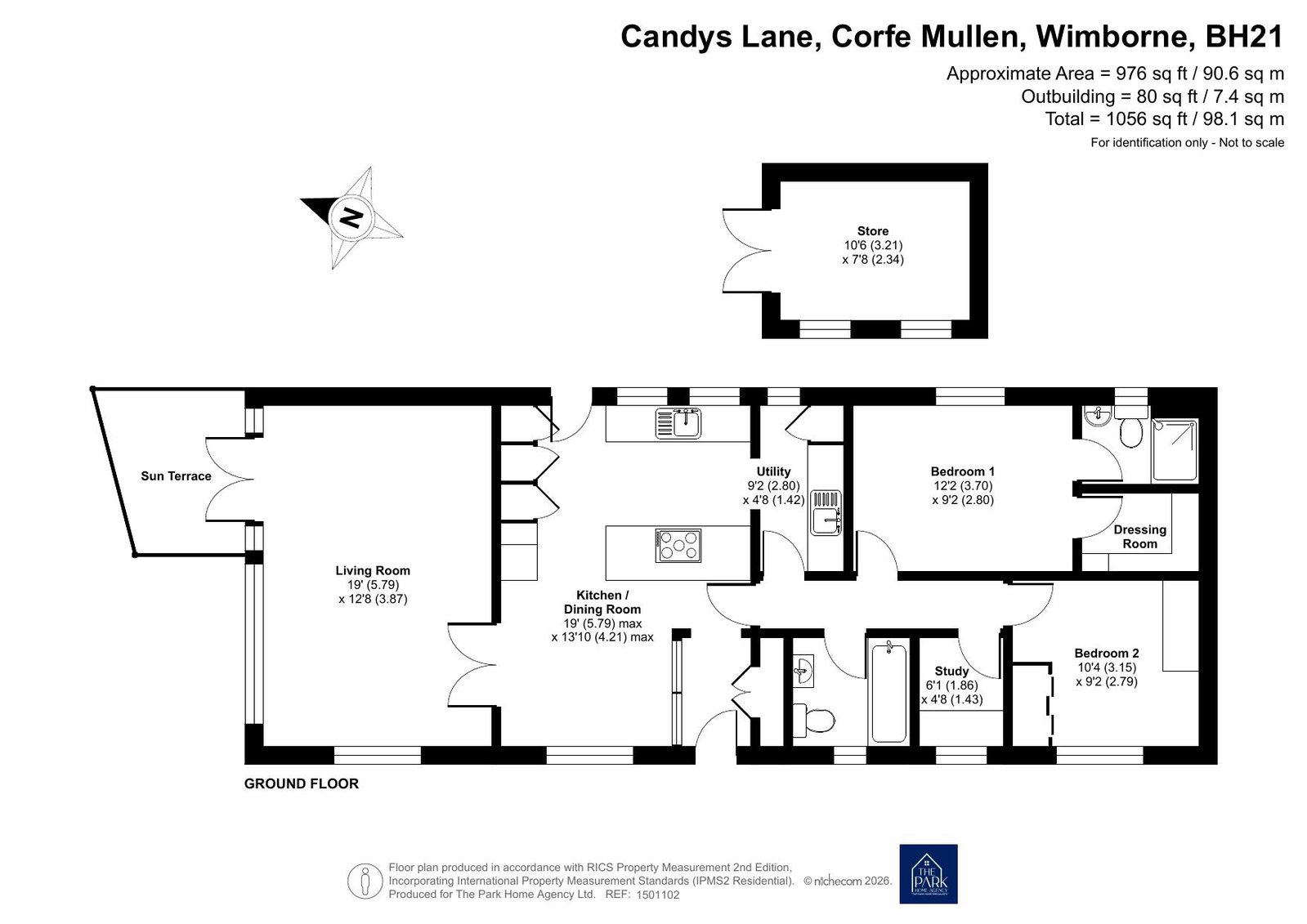 33 Wimborne Country Park, Candys Lane, Wimborne floorplan