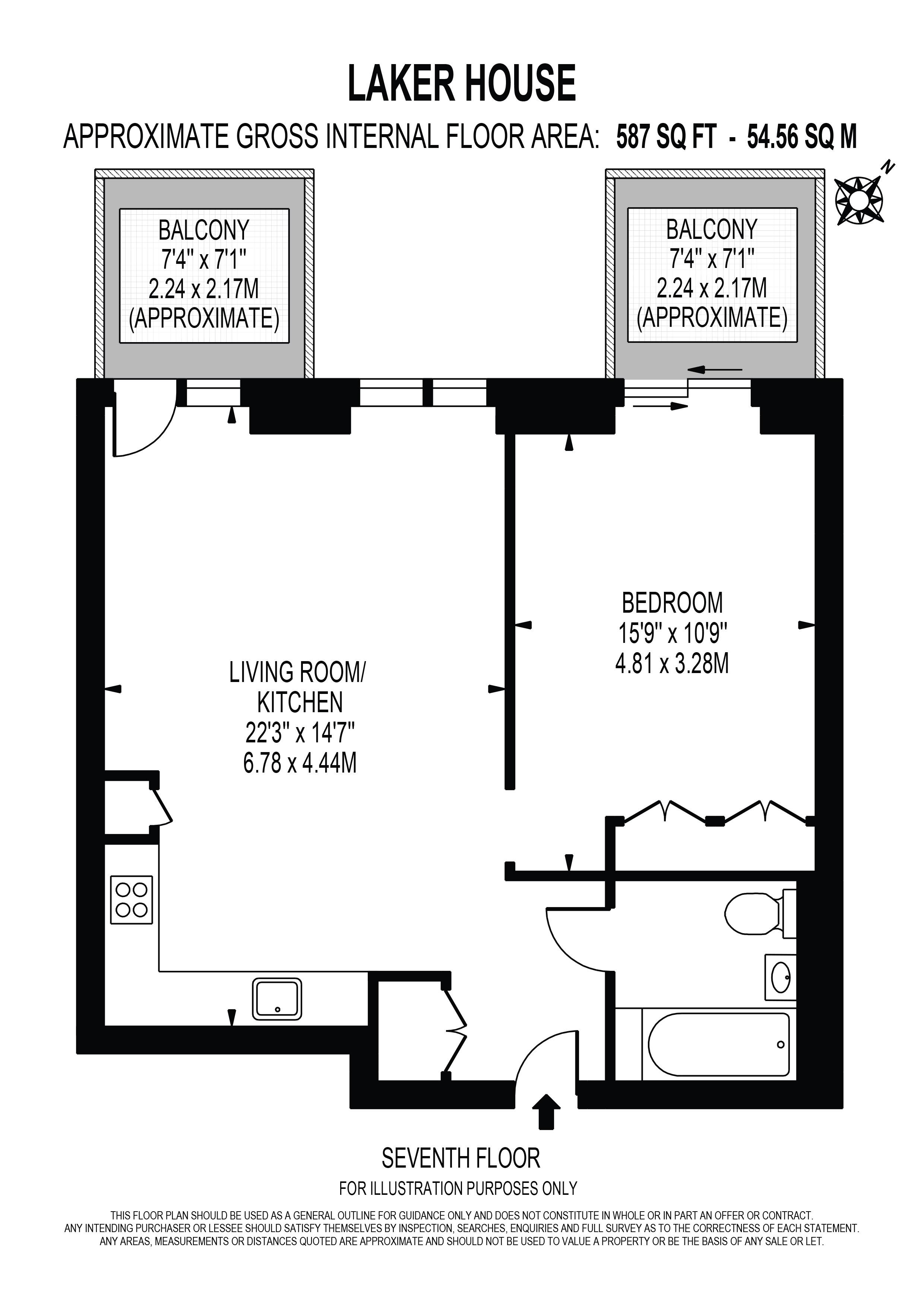 Nautical Drive, London floorplan