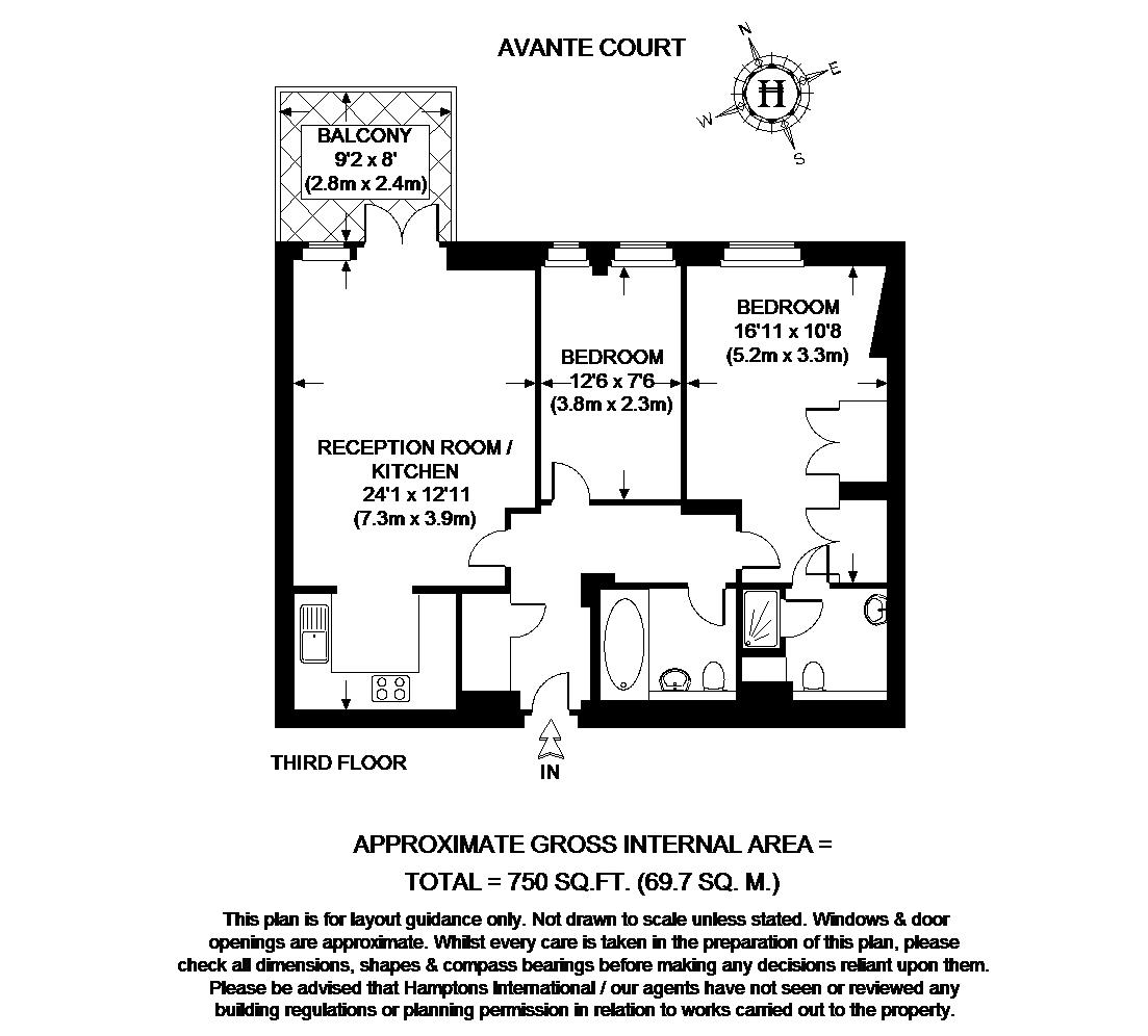 2 Bedrooms Flat to rent in The Bittoms, Kingston Upon Thames KT1
