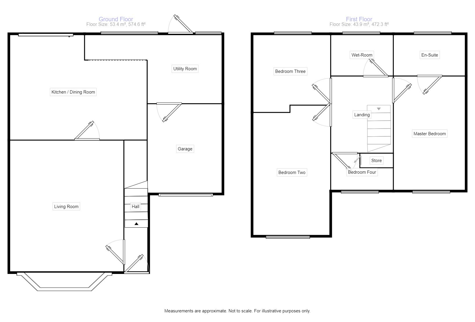 4 Bedrooms Detached house for sale in Falkland Road, Evesham WR11