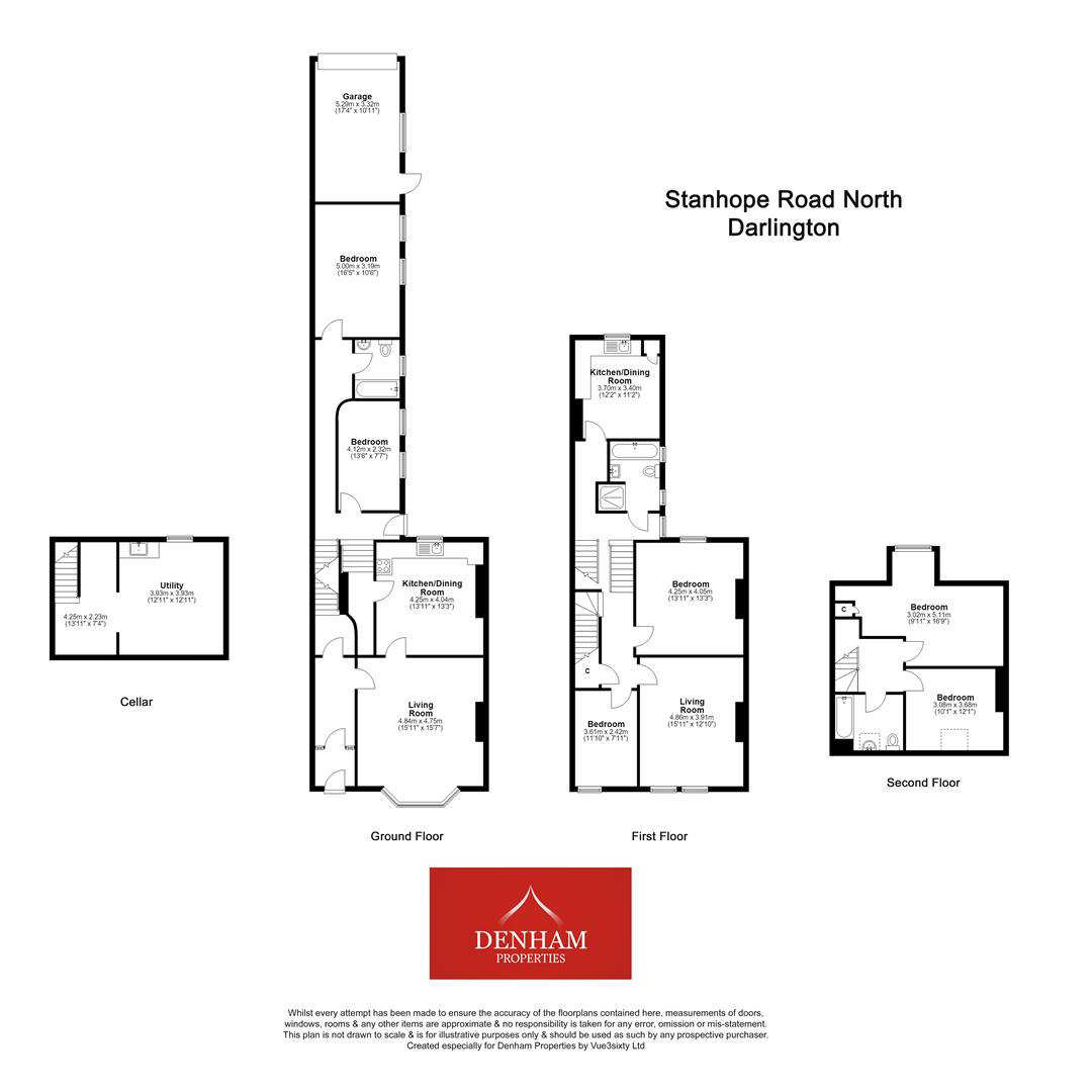 37, Stanhope Road North, Darlington floorplan