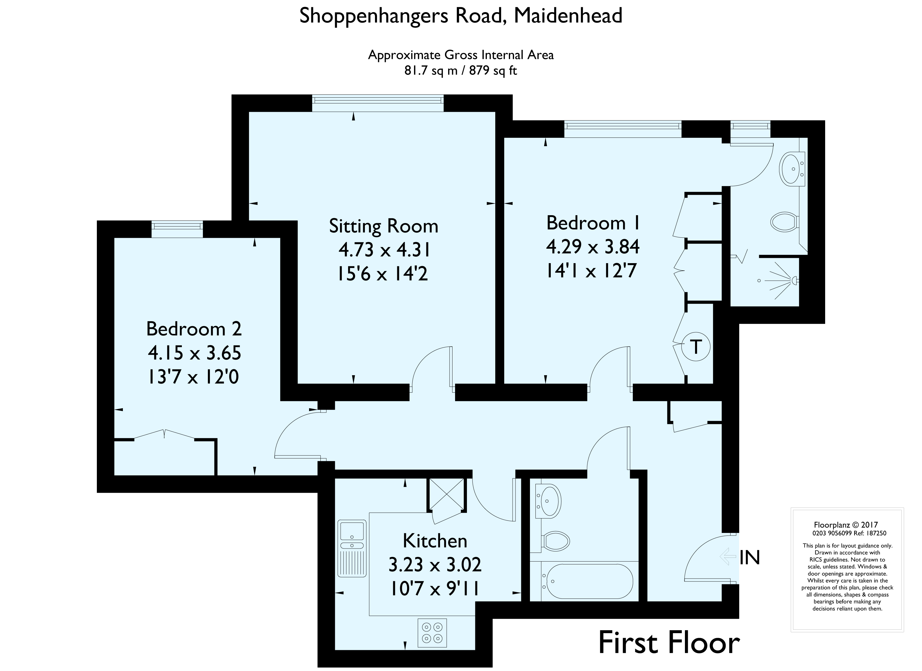 2 Bedrooms Flat to rent in Shoppenhangers Road, Maidenhead SL6