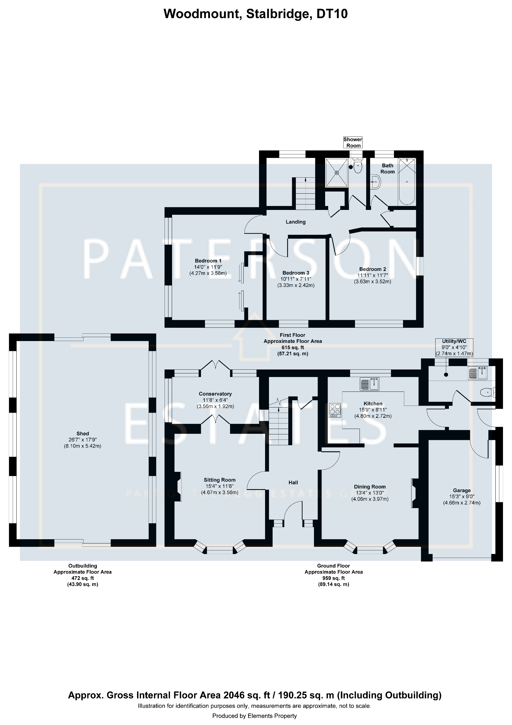 Woodmount, Station Road, Sturminster Newton floorplan