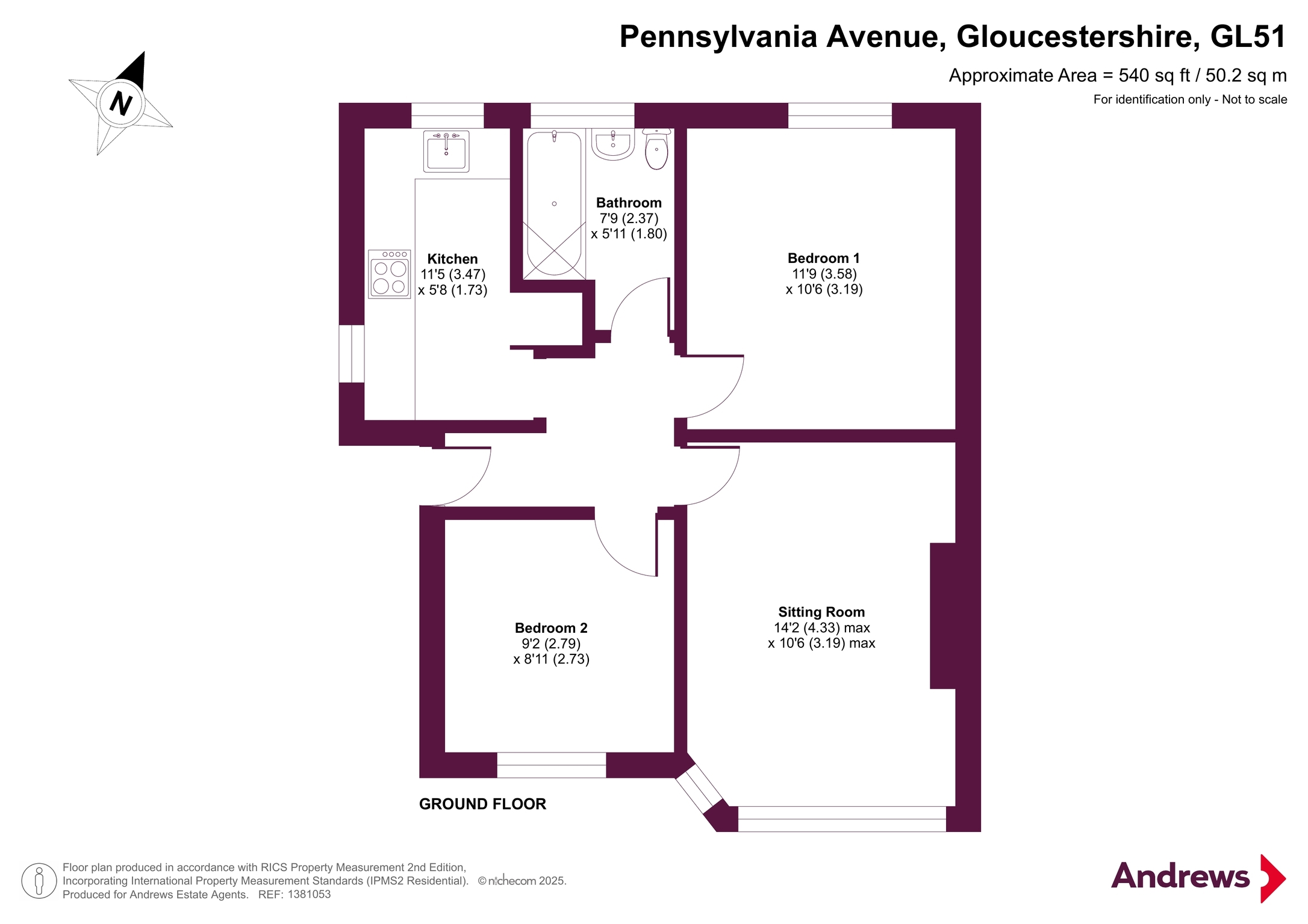 10A,, Pennsylvania Avenue, Gloucestershire floorplan