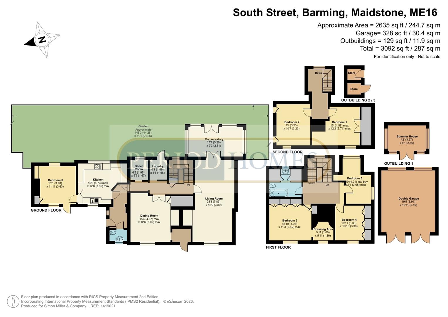 21, South Street, Barming floorplan