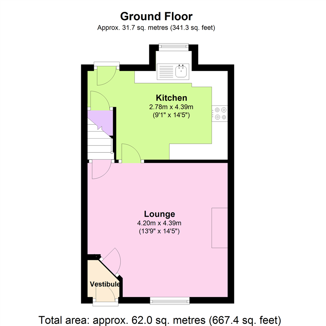 2 Bedrooms Terraced house for sale in Prospect Street, Waterfoot, Rossendale BB4