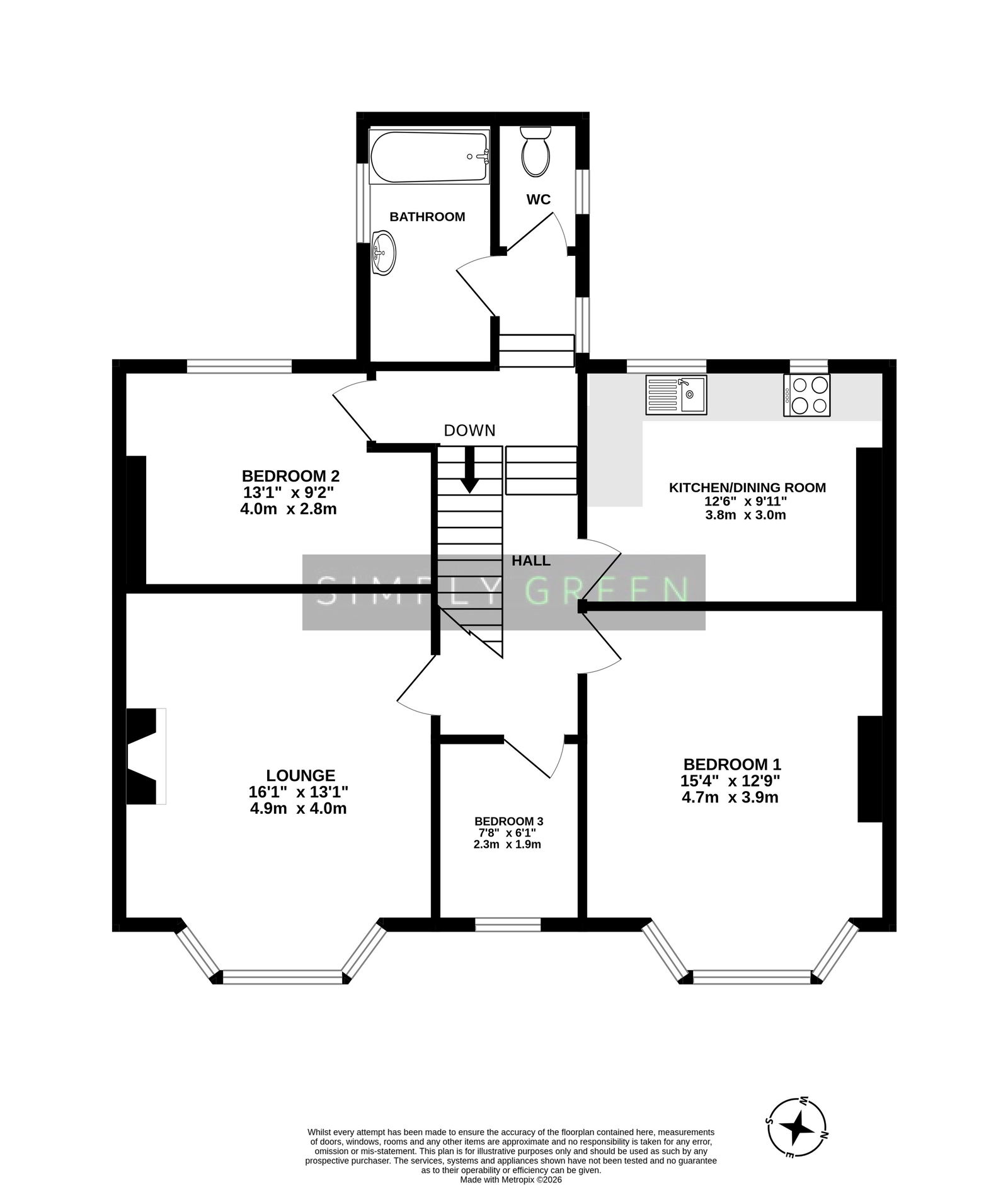 6a, Keyberry Road, Newton Abbot floorplan