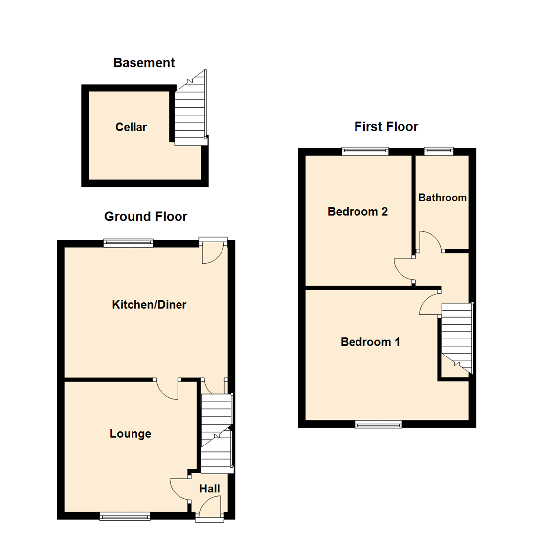 2 Bedrooms Terraced house for sale in Leeds Road, Robin Hood, Wakefield WF3