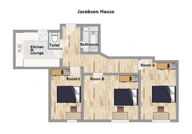 Flat 17, Jacobson House, Jacobson House, Old Castle Street, London, Greater London, E1, London floorplan