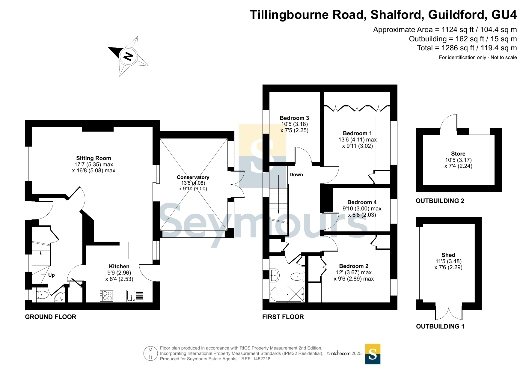 96, Tillingbourne Road, Surrey floorplan