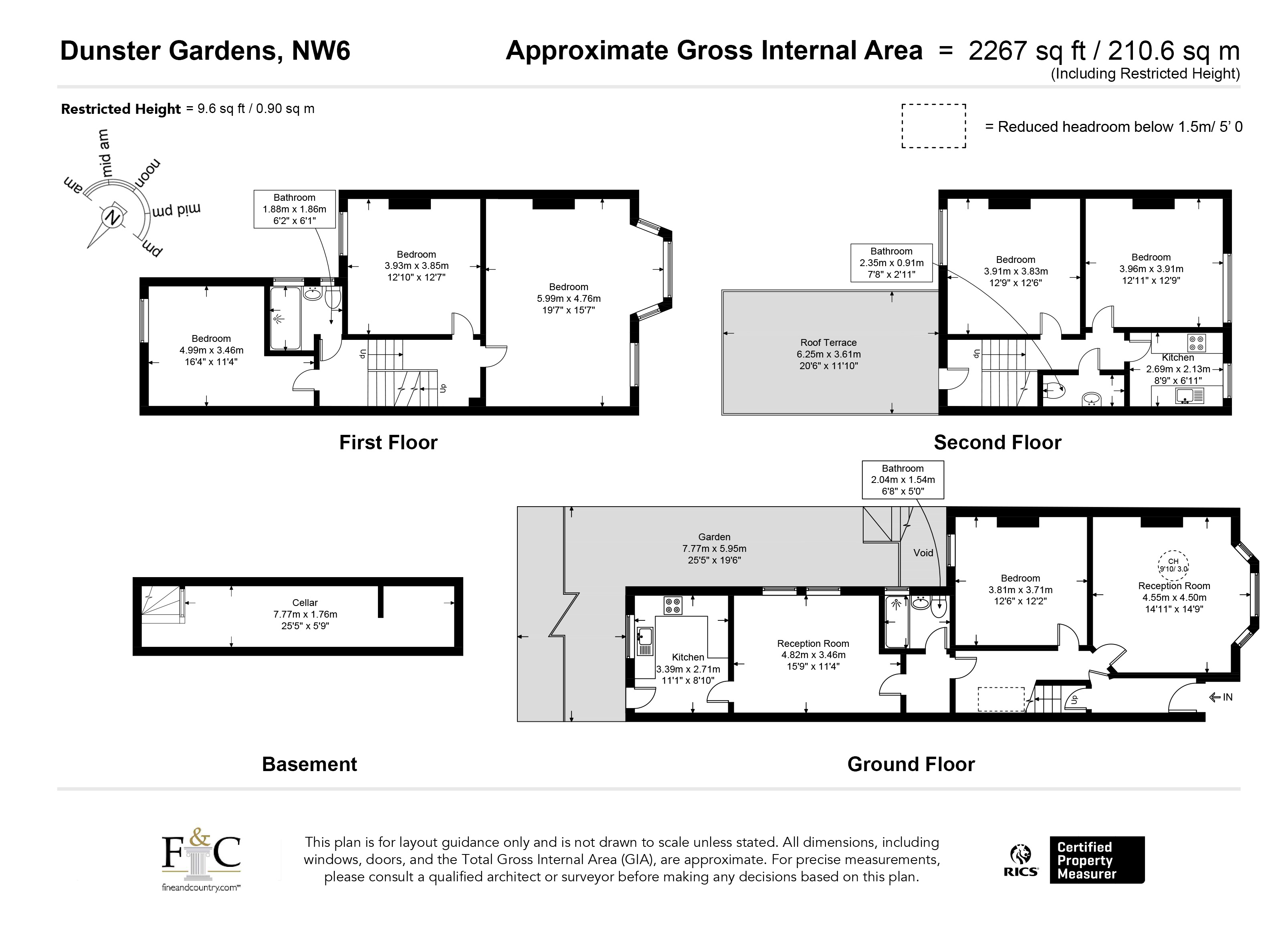 18, Dunster Gardens, London floorplan