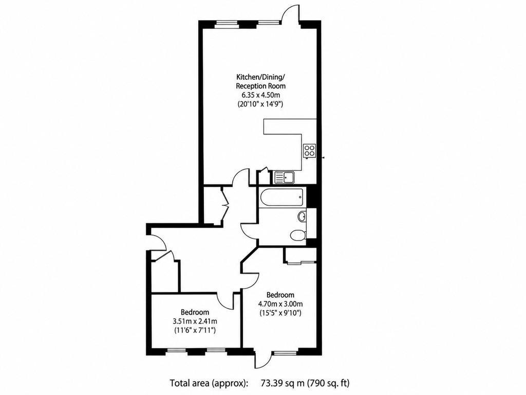 Colonnade Gardens, London floorplan