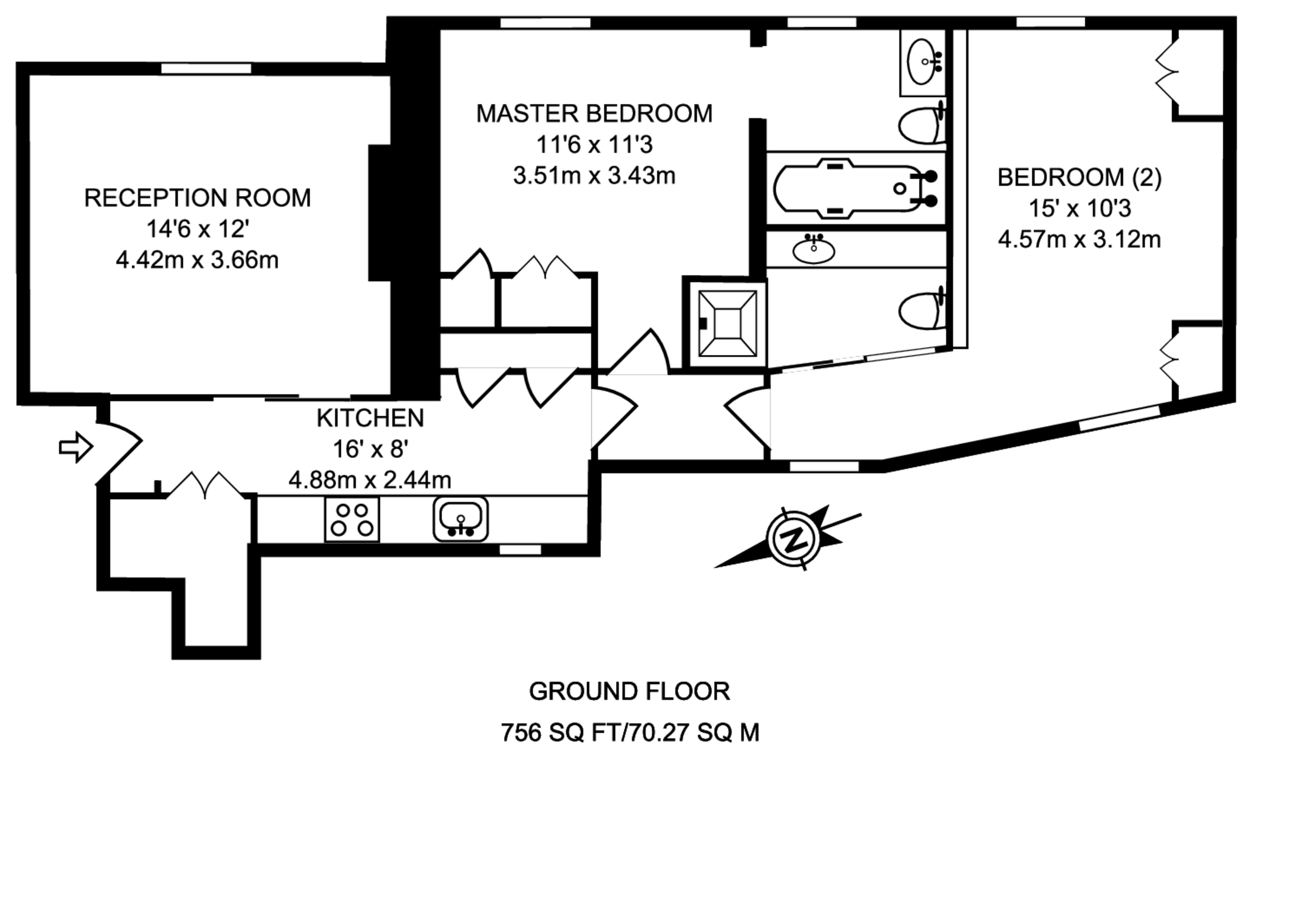 West Eaton Place, Belgravia floorplan