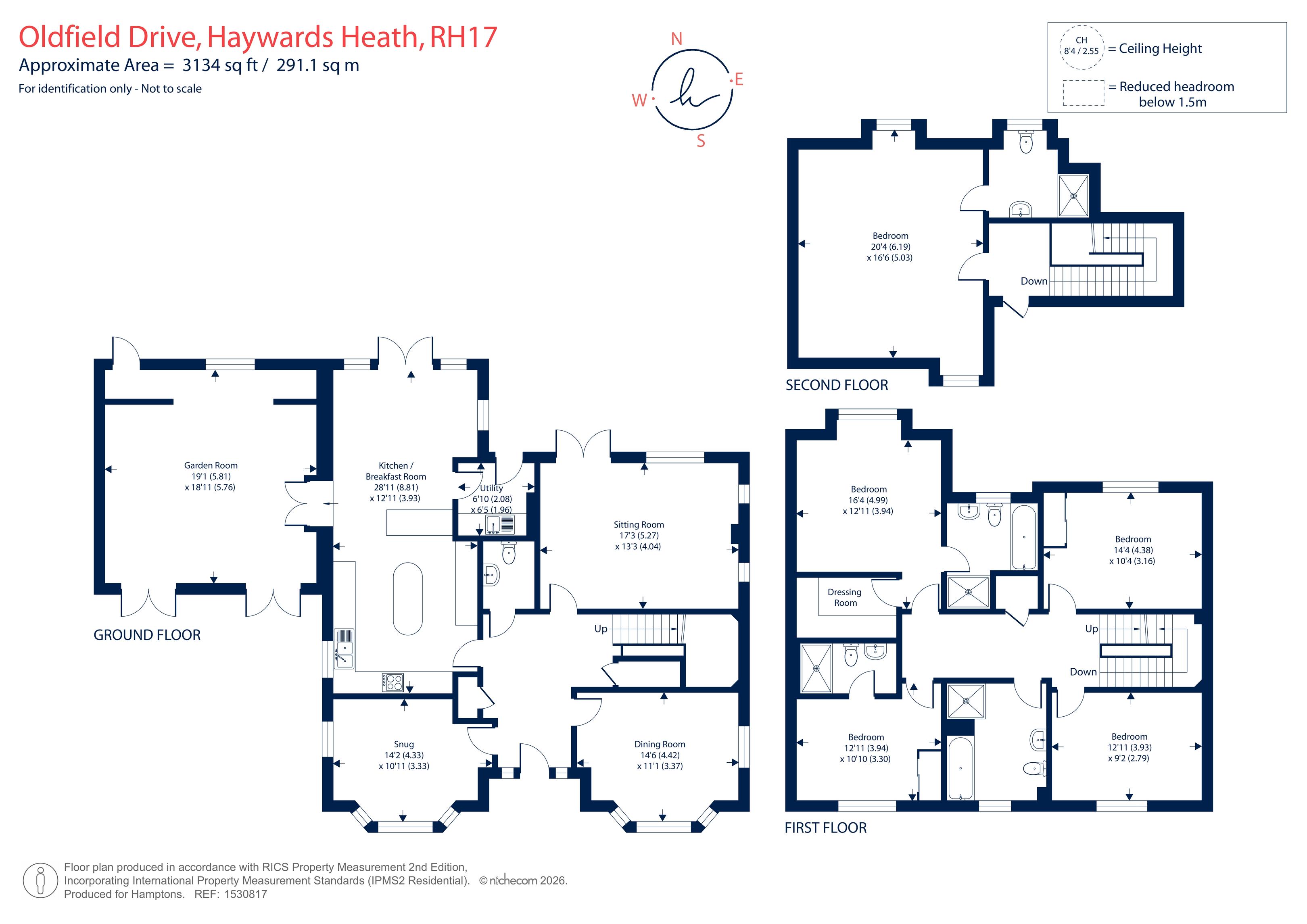 7, Oldfield Drive, Haywards Heath floorplan