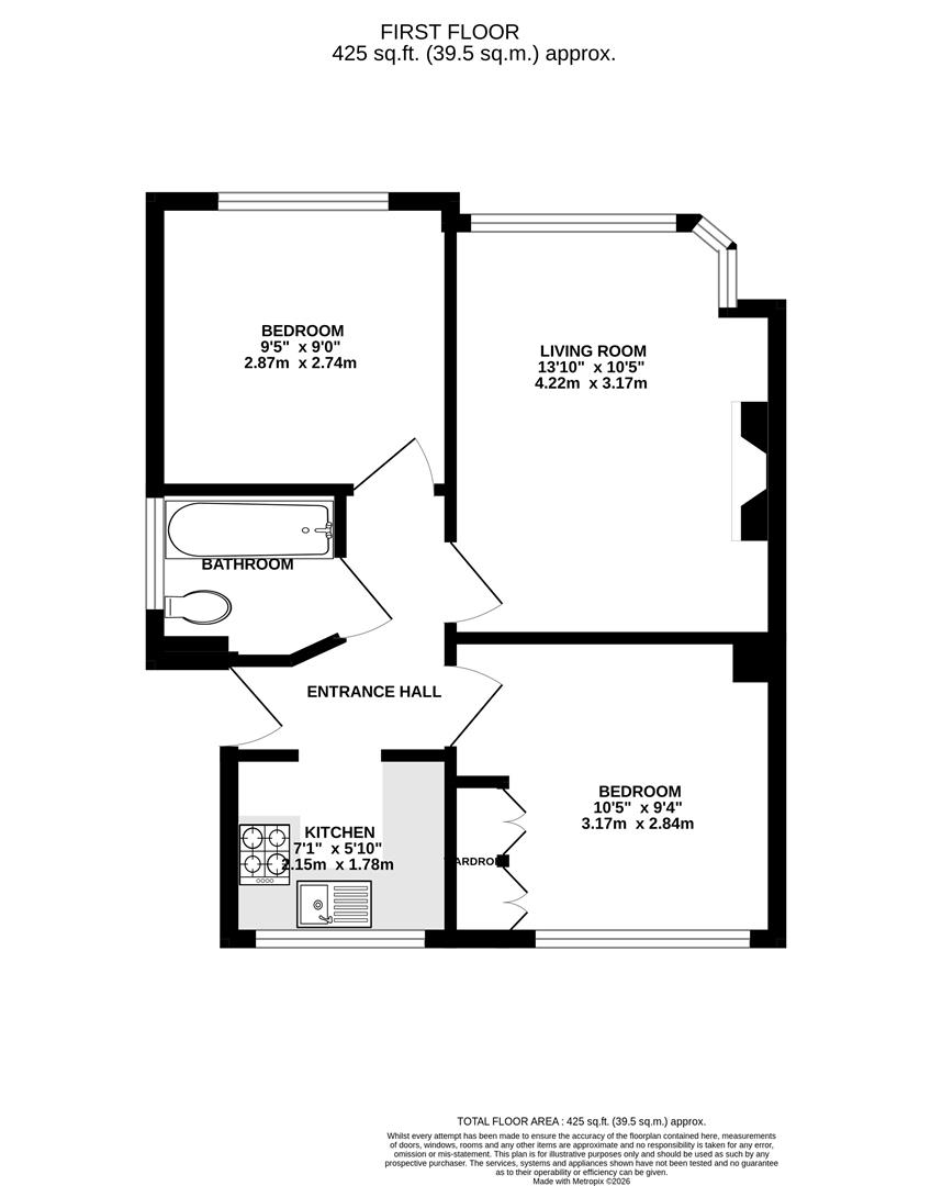 72, Redfern Avenue, Hounslow floorplan