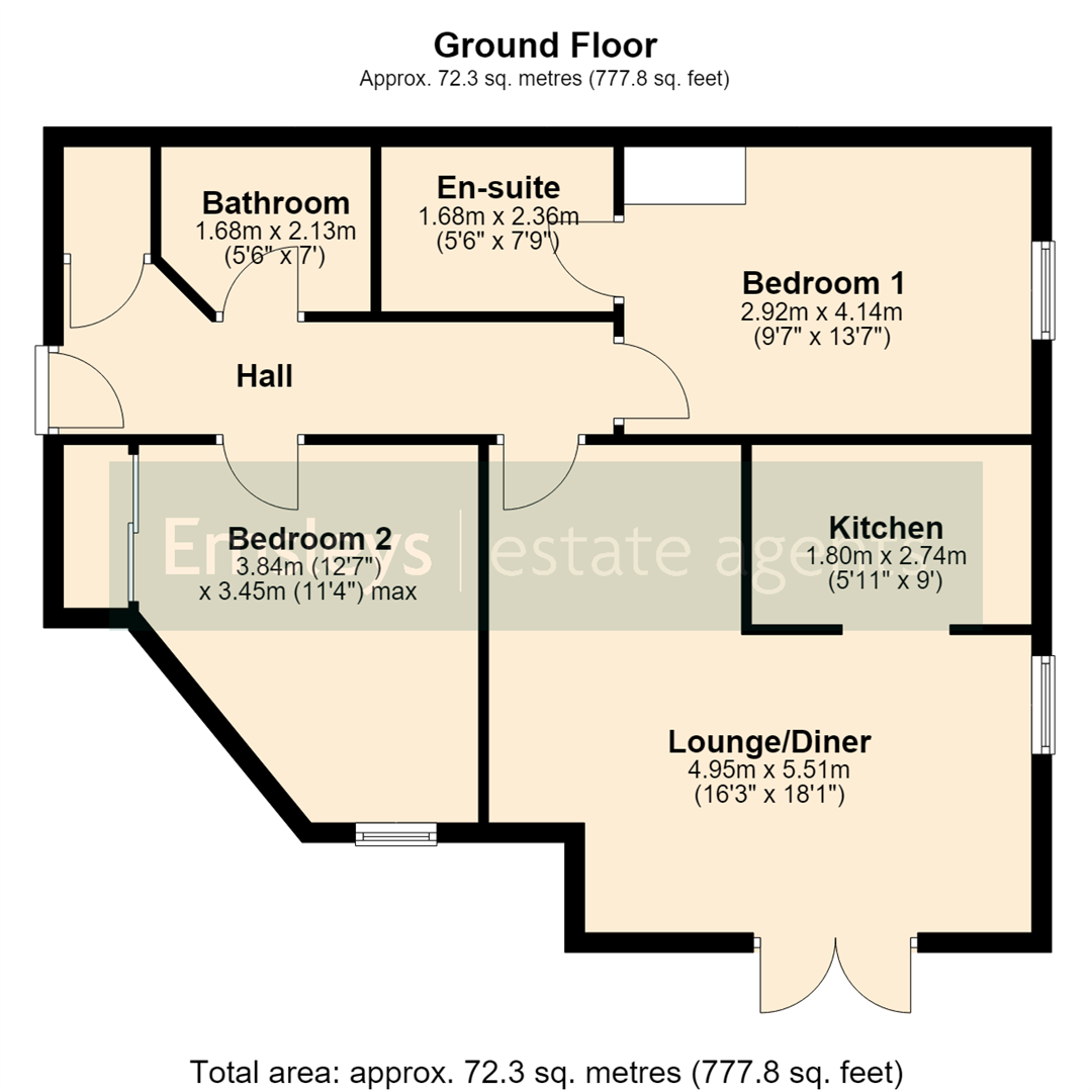 Apartment 10, 99, Aberford Road, Leeds floorplan