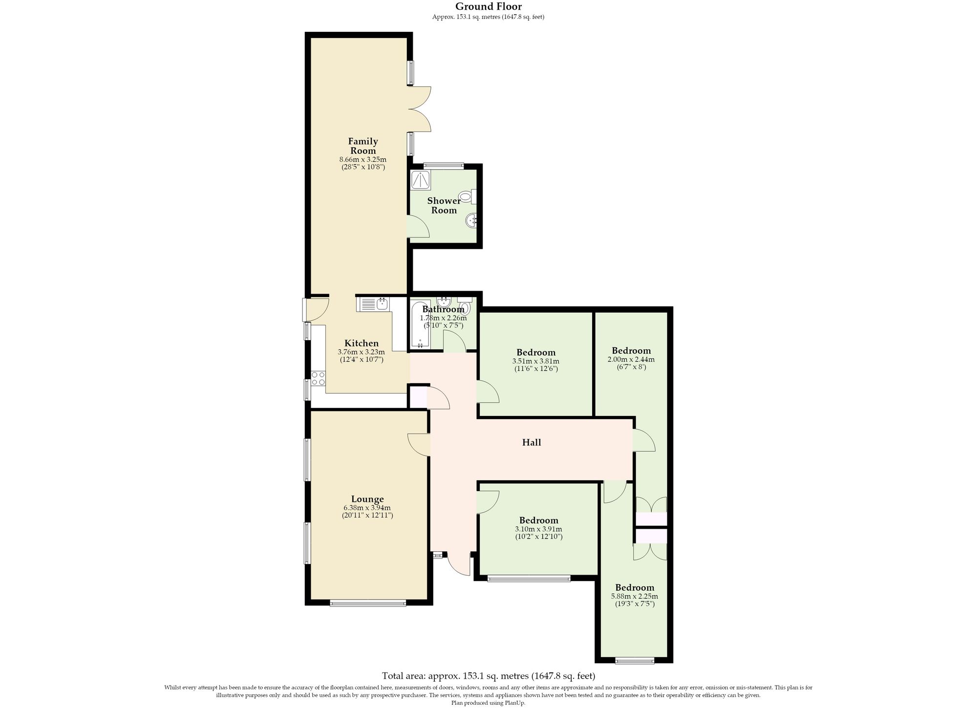12 Spenser Avenue, North Walsham floorplan