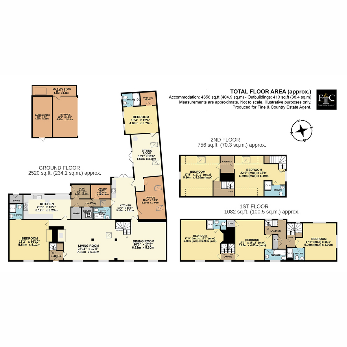 The Old Bakery, Church Walk, Diss floorplan