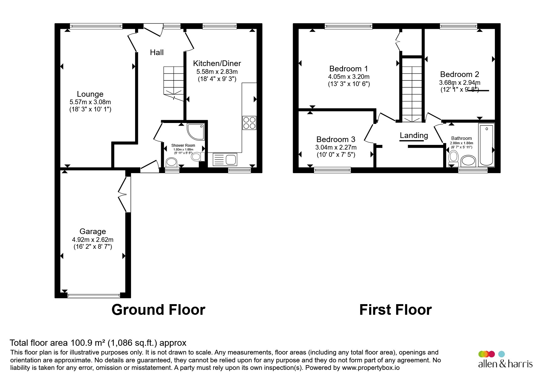 68, Woodland Way, Devizes floorplan