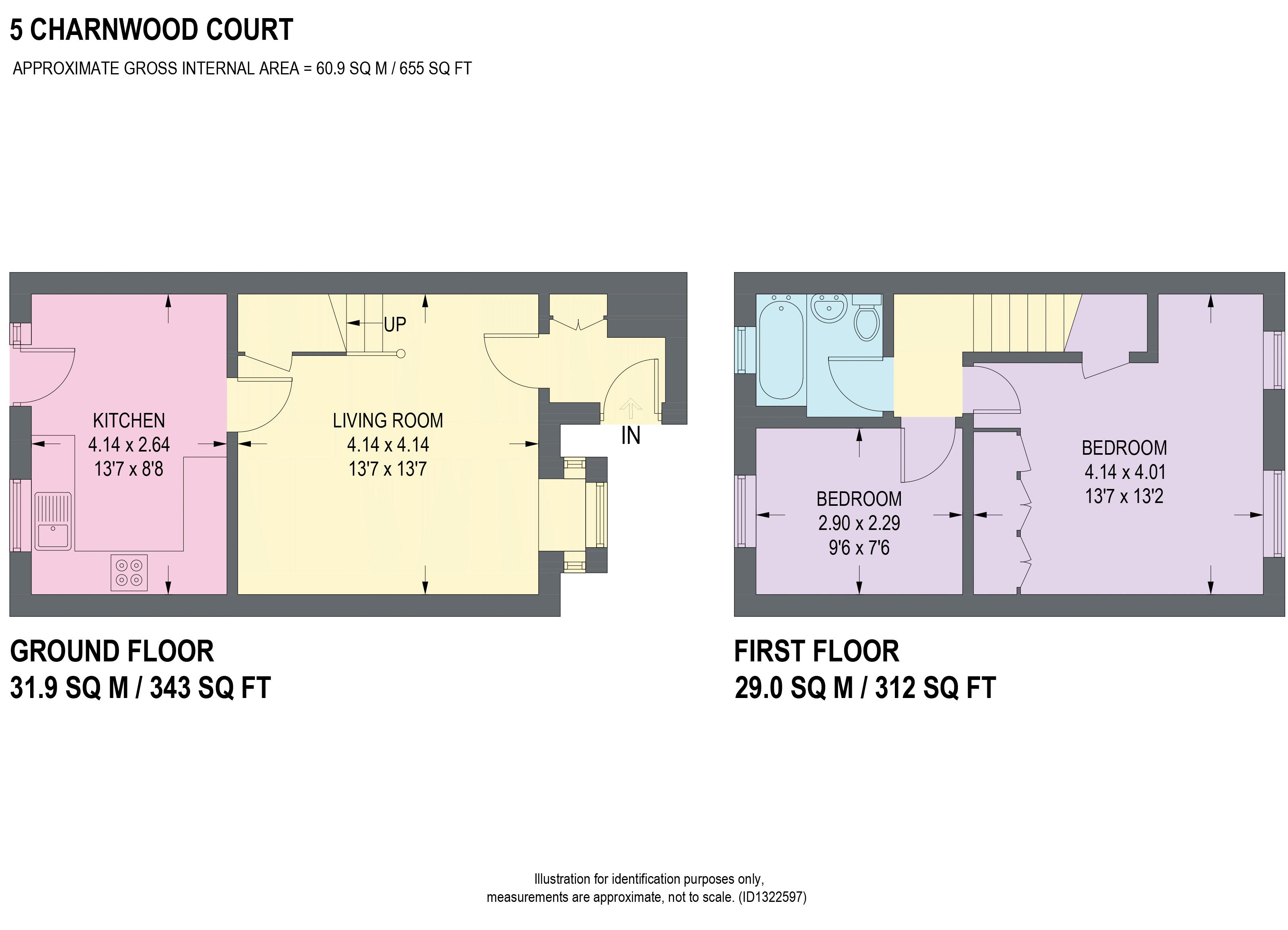 5, Charnwood Court, Sheffield floorplan